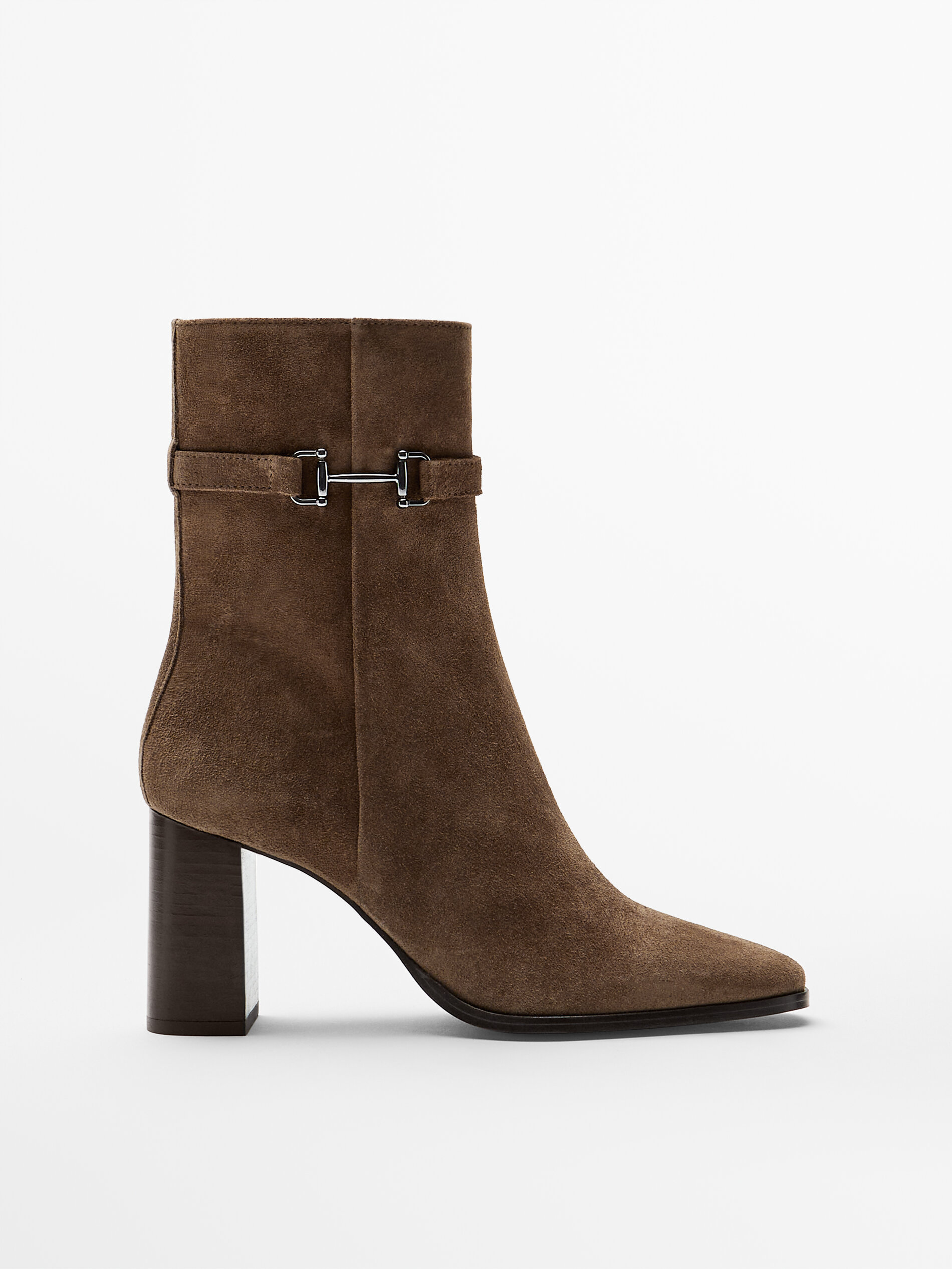 massimo dutti suede boots