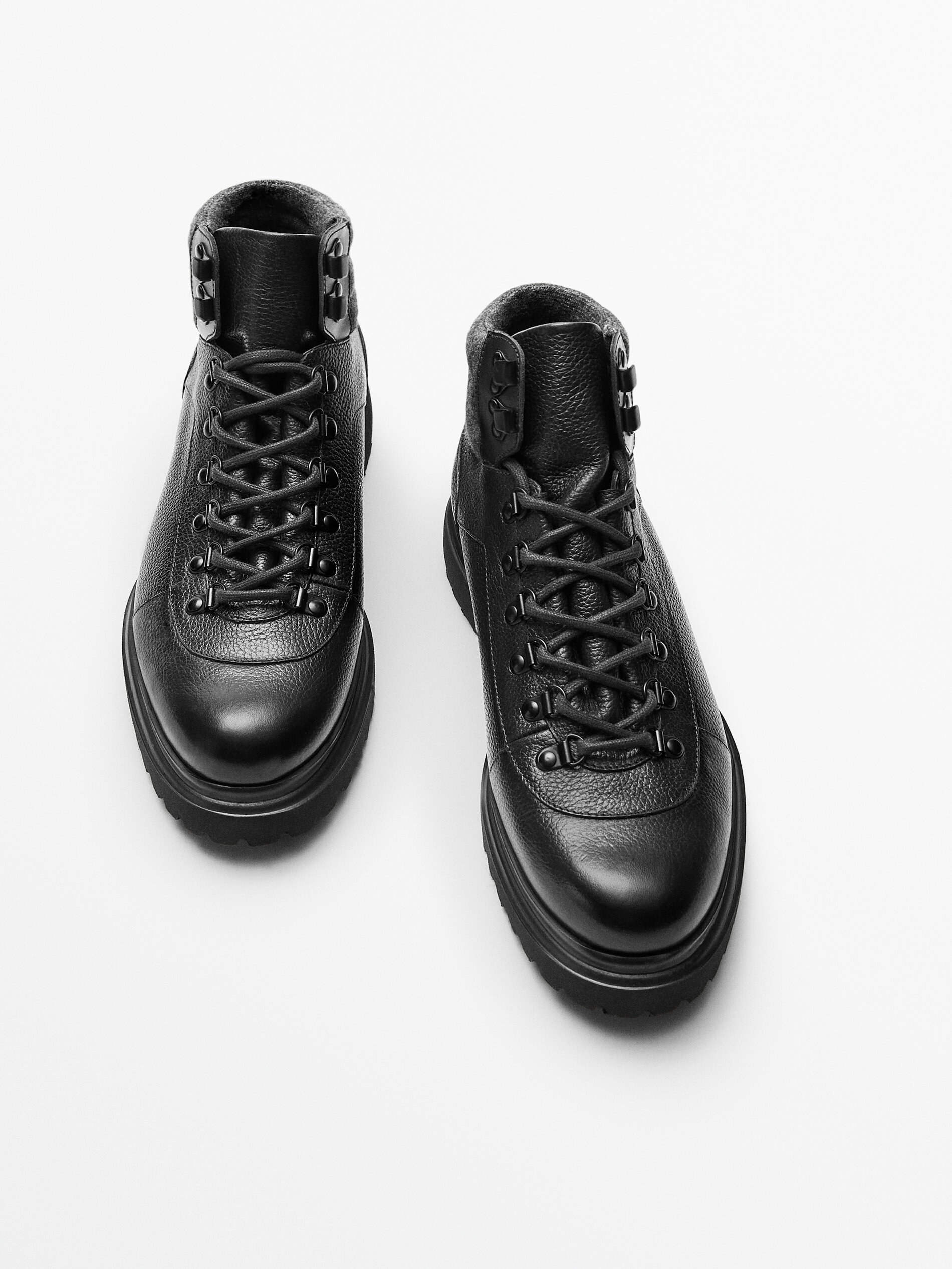 massimo dutti leather boots