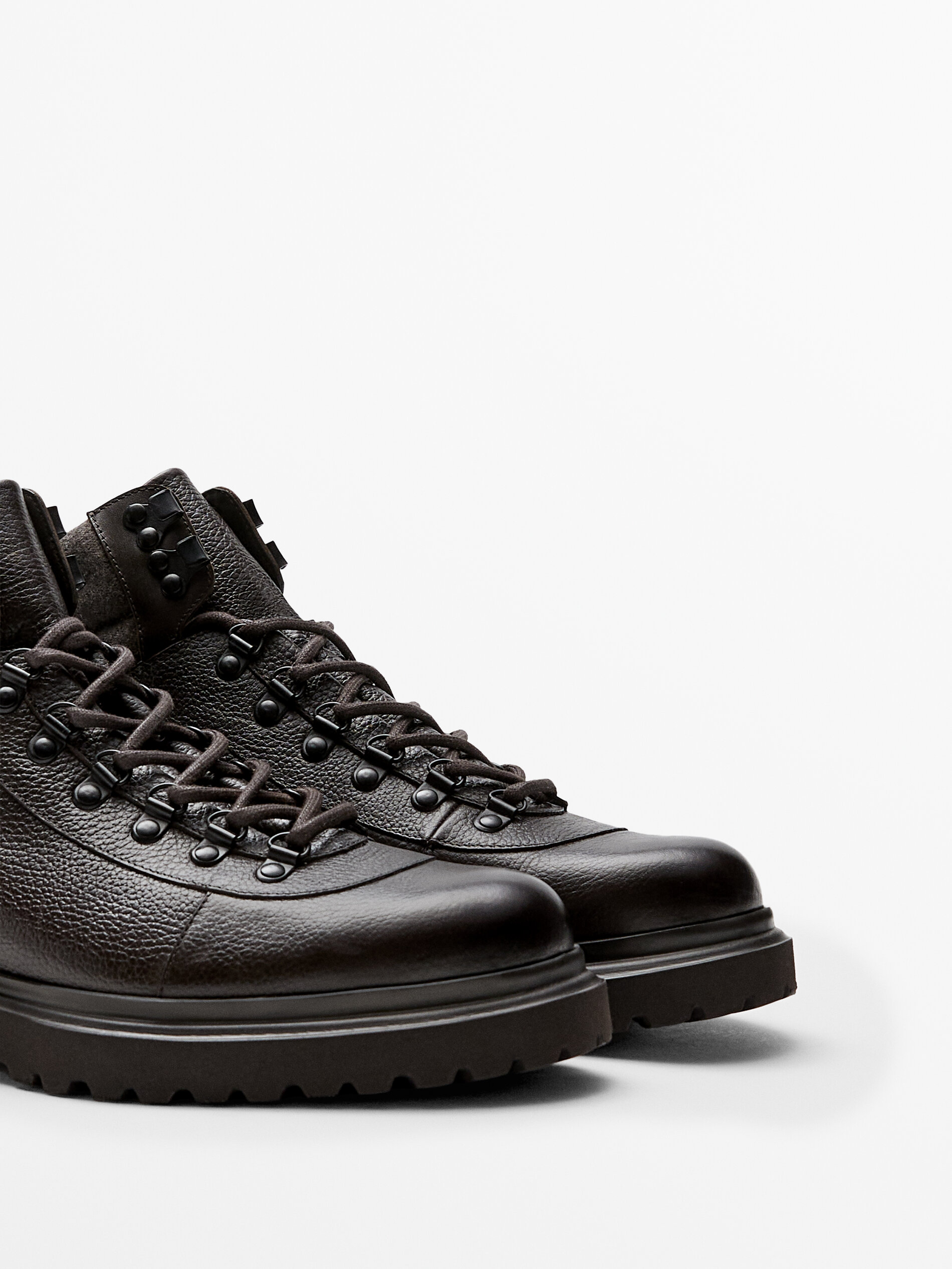 massimo dutti leather boots