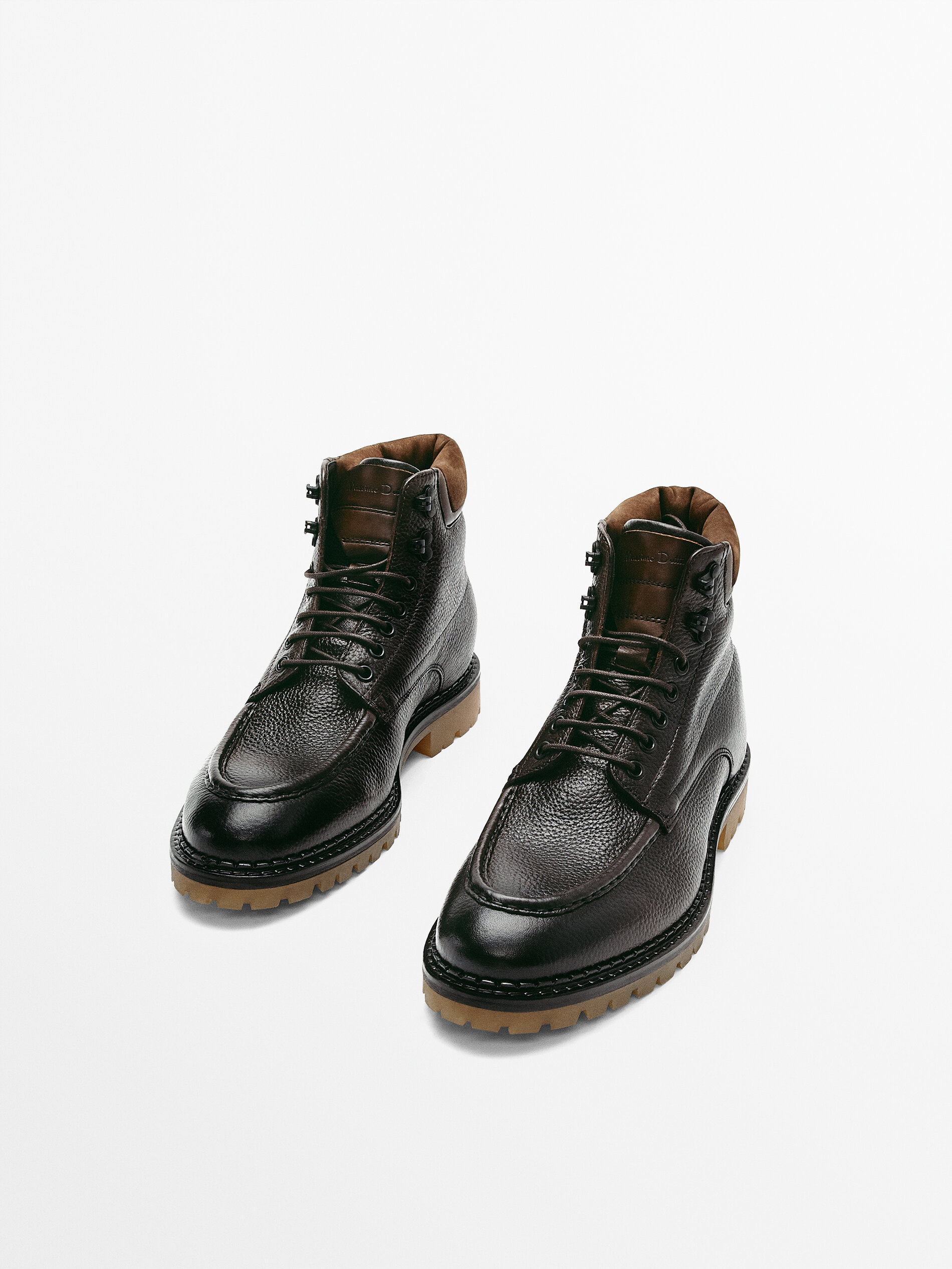 massimo dutti brown boots