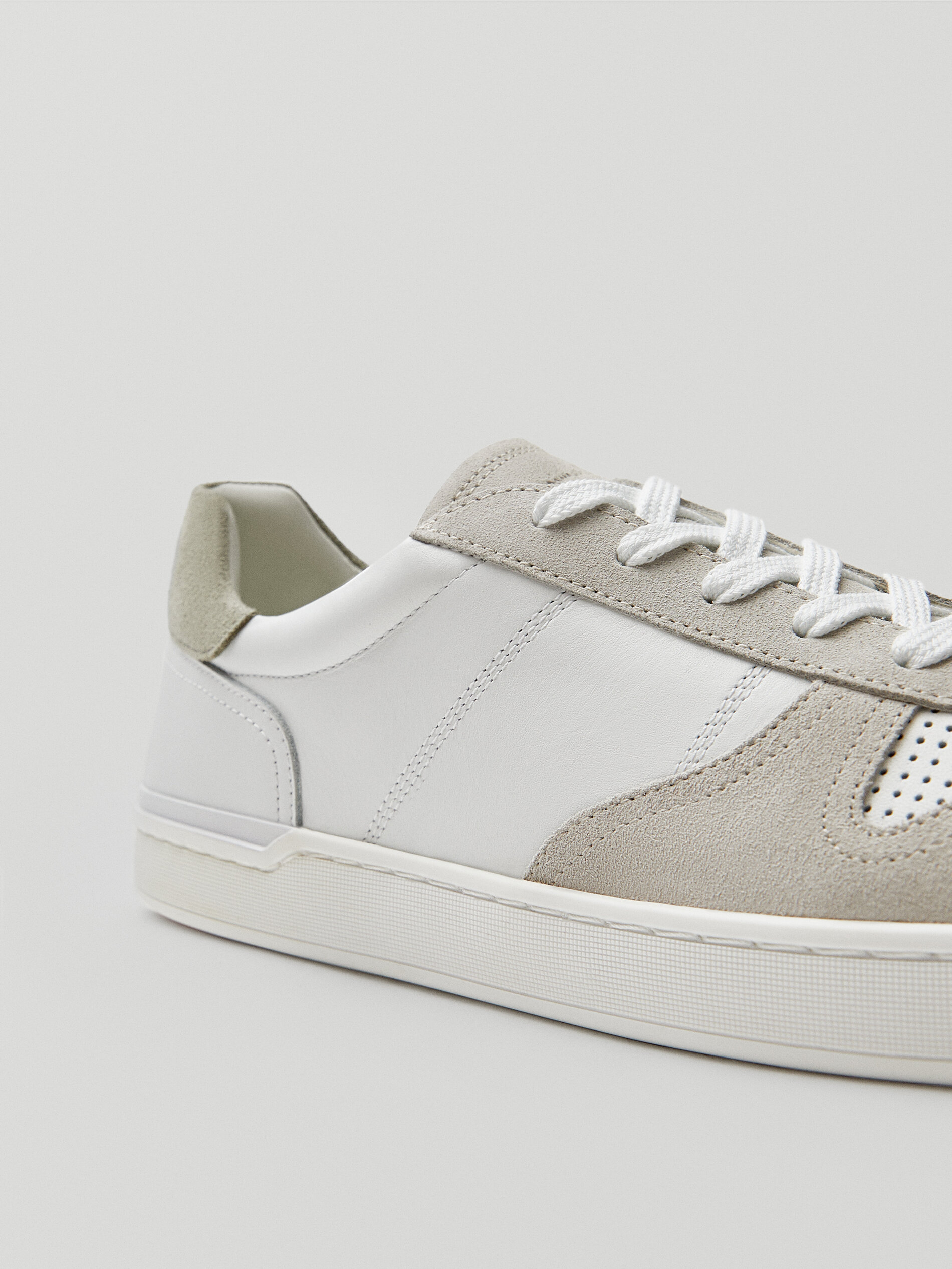 massimo dutti white trainers