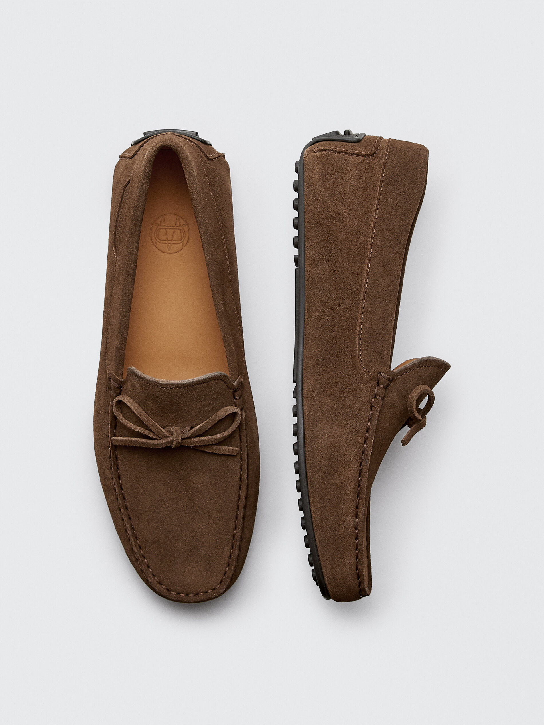Massimo dutti suede loafers Clearance
