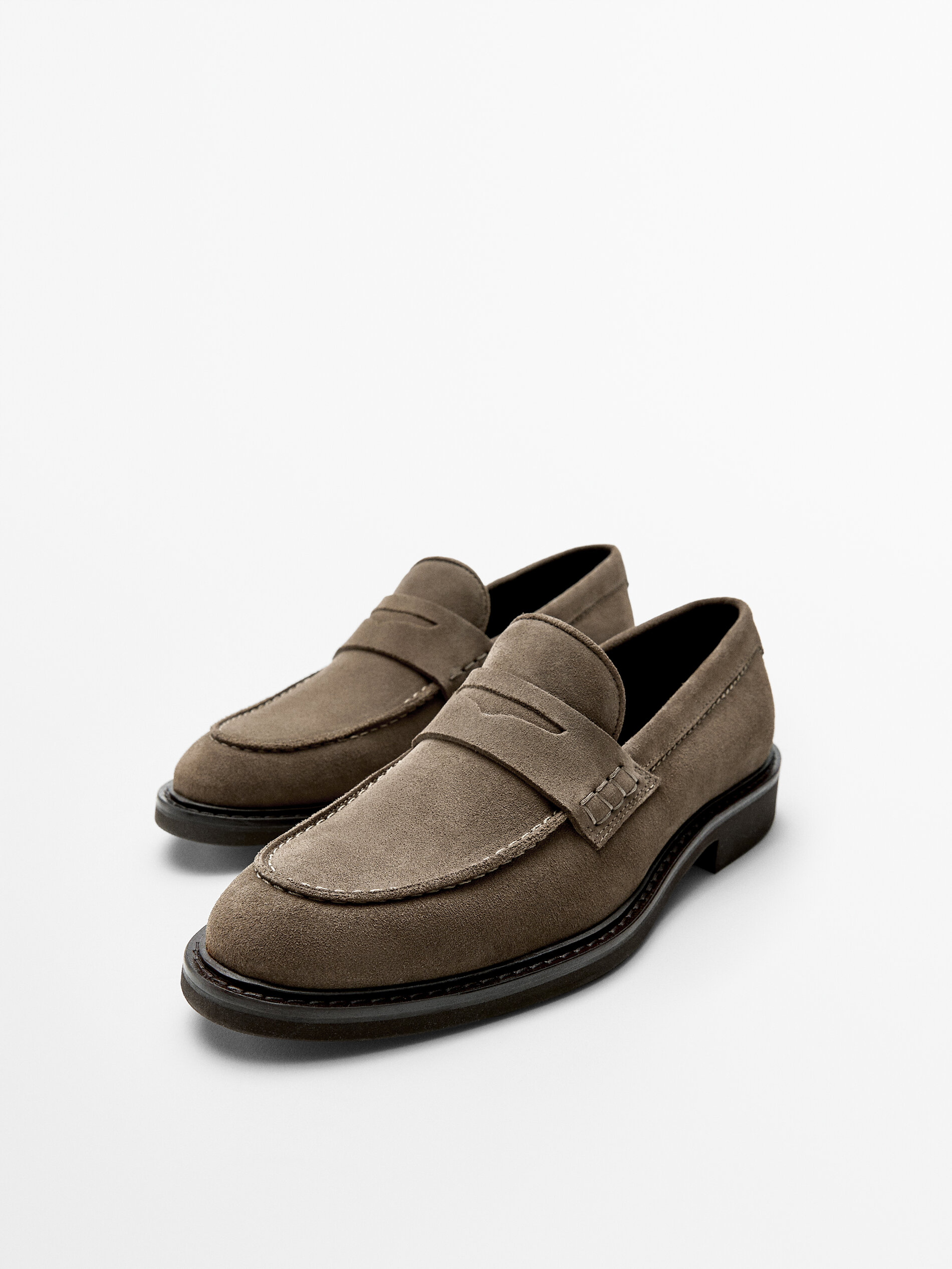 Massimo dutti suede loafers Clearance