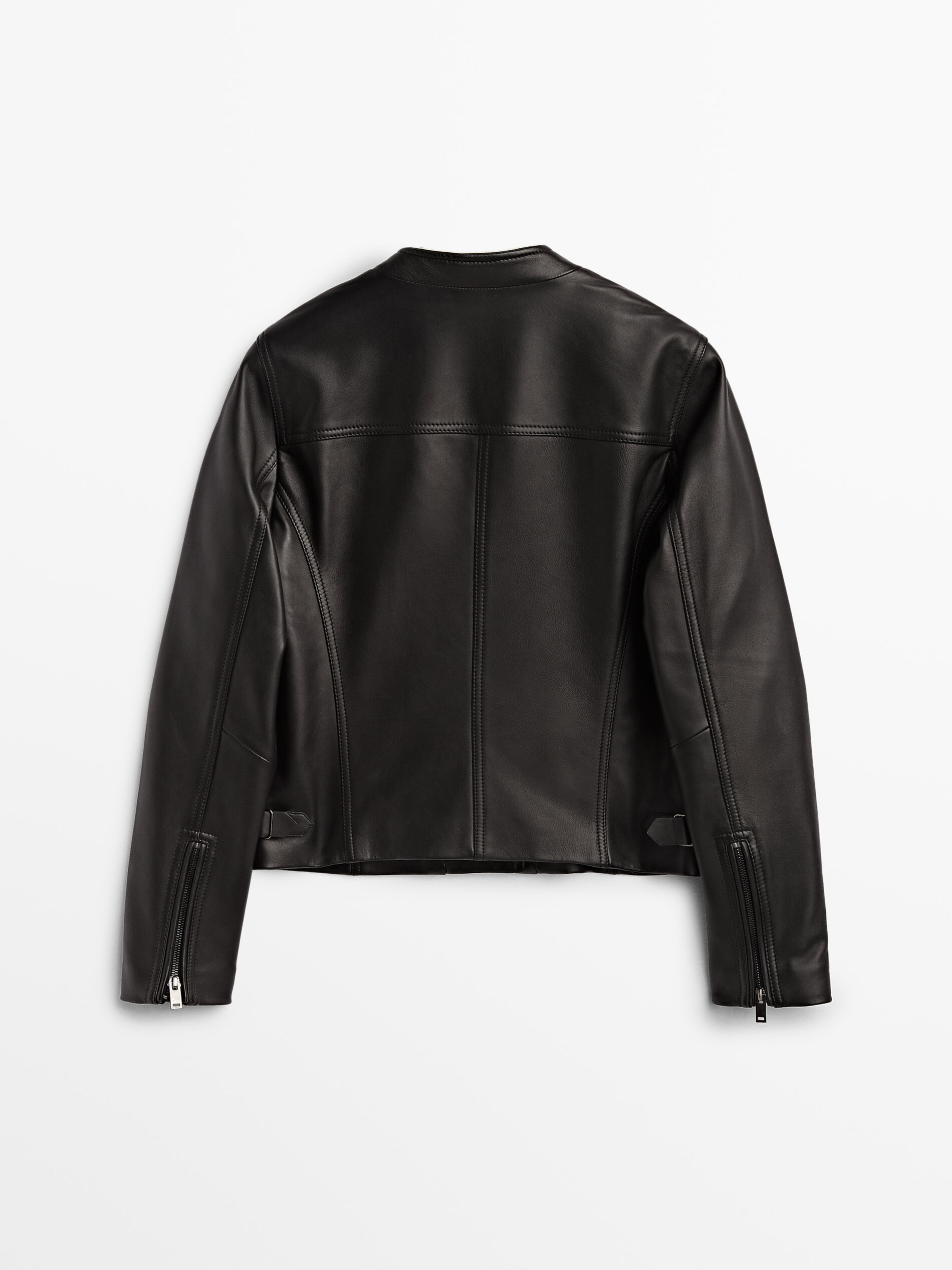 Black nappa leather jacket - Massimo 