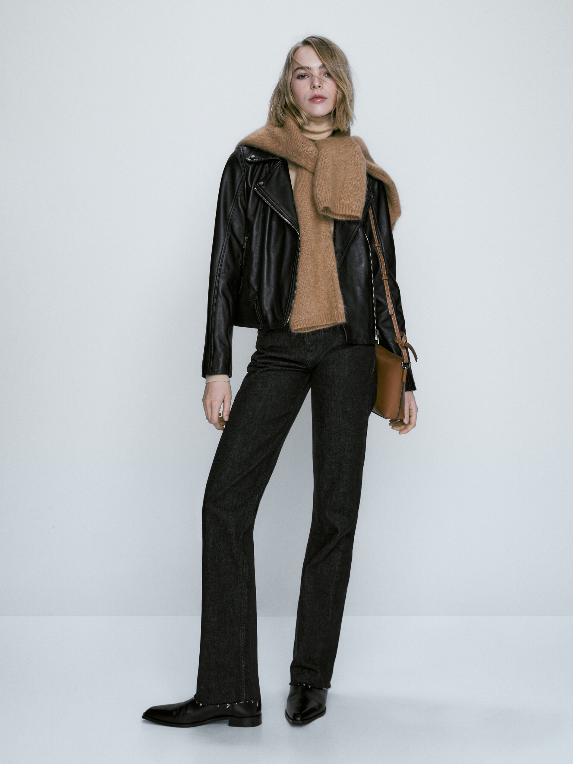 Women's Leather Jackets - Massimo Dutti 