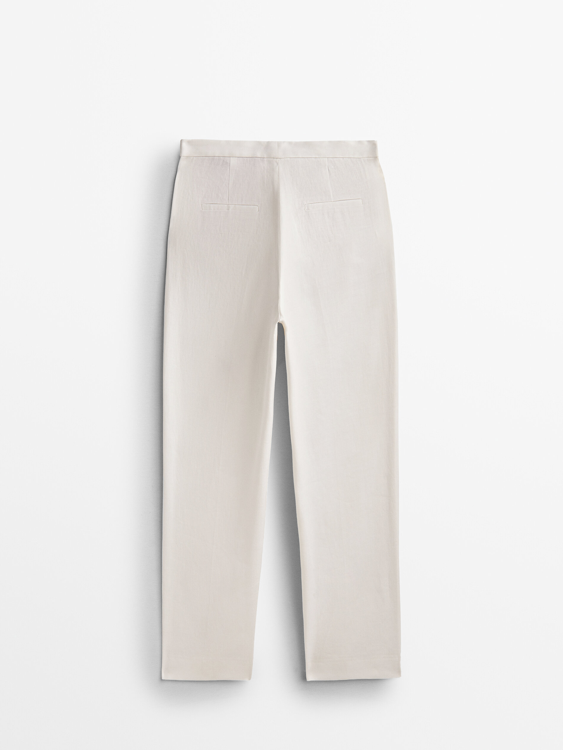 Straight fit linen trousers - Massimo 