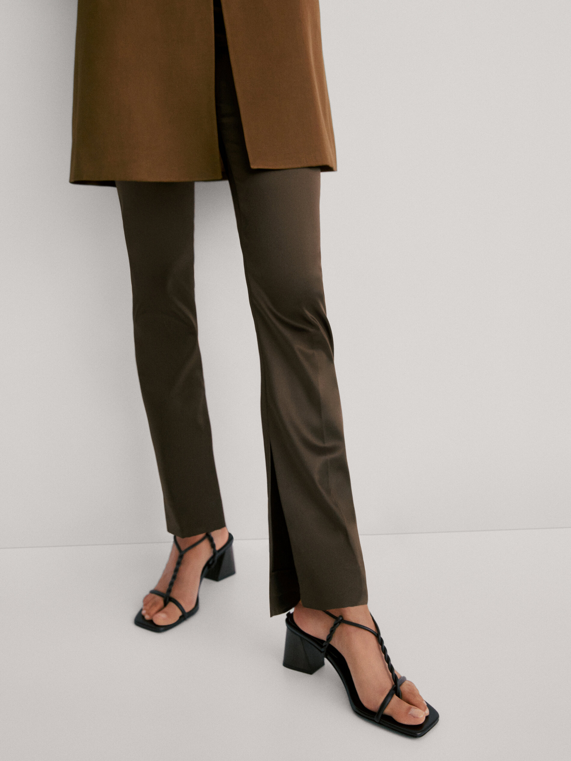 Pantalones de vestir para mujer - Massimo Dutti España