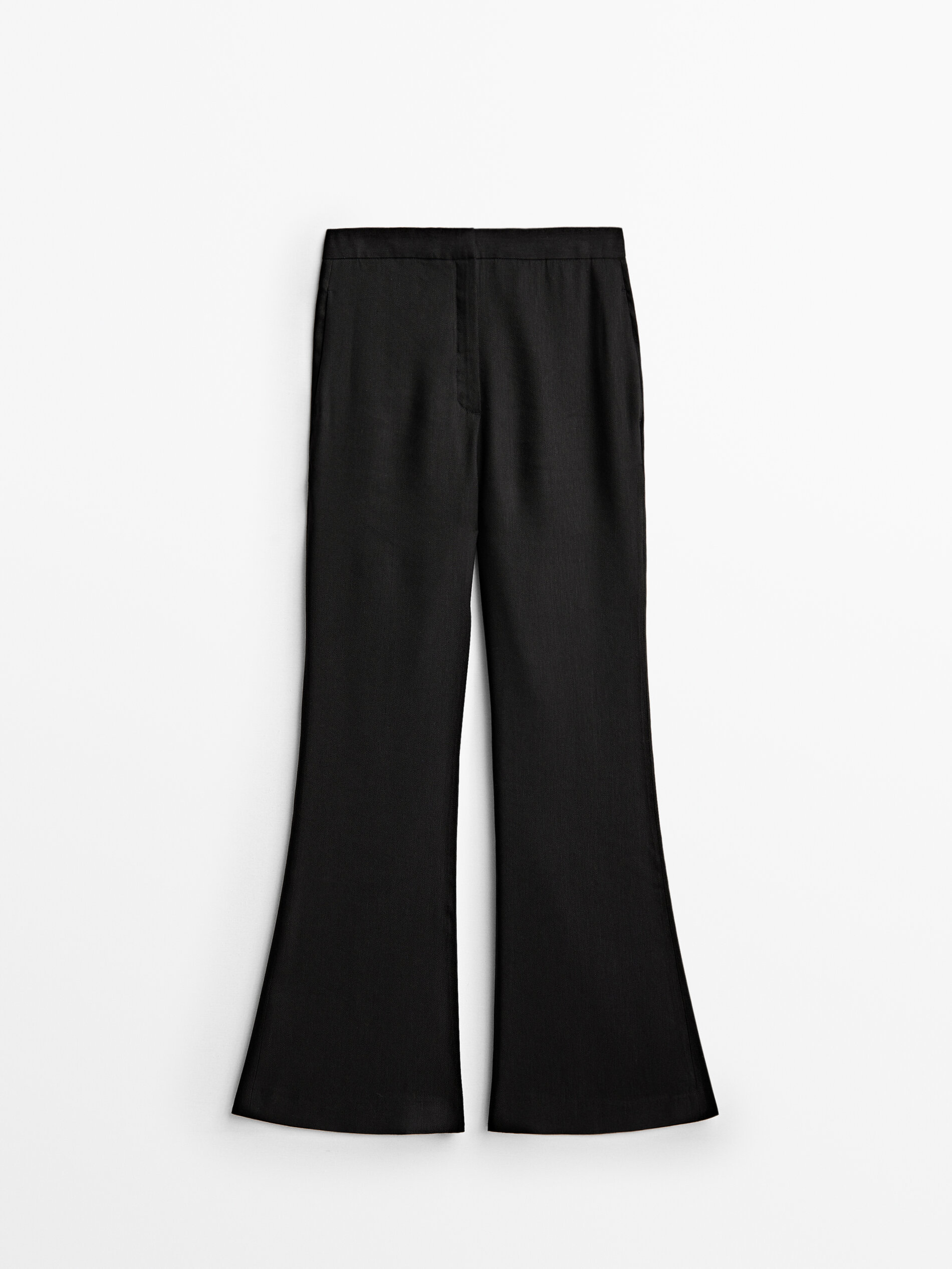 Pantaloni di lino a campana - Massimo Dutti Italia