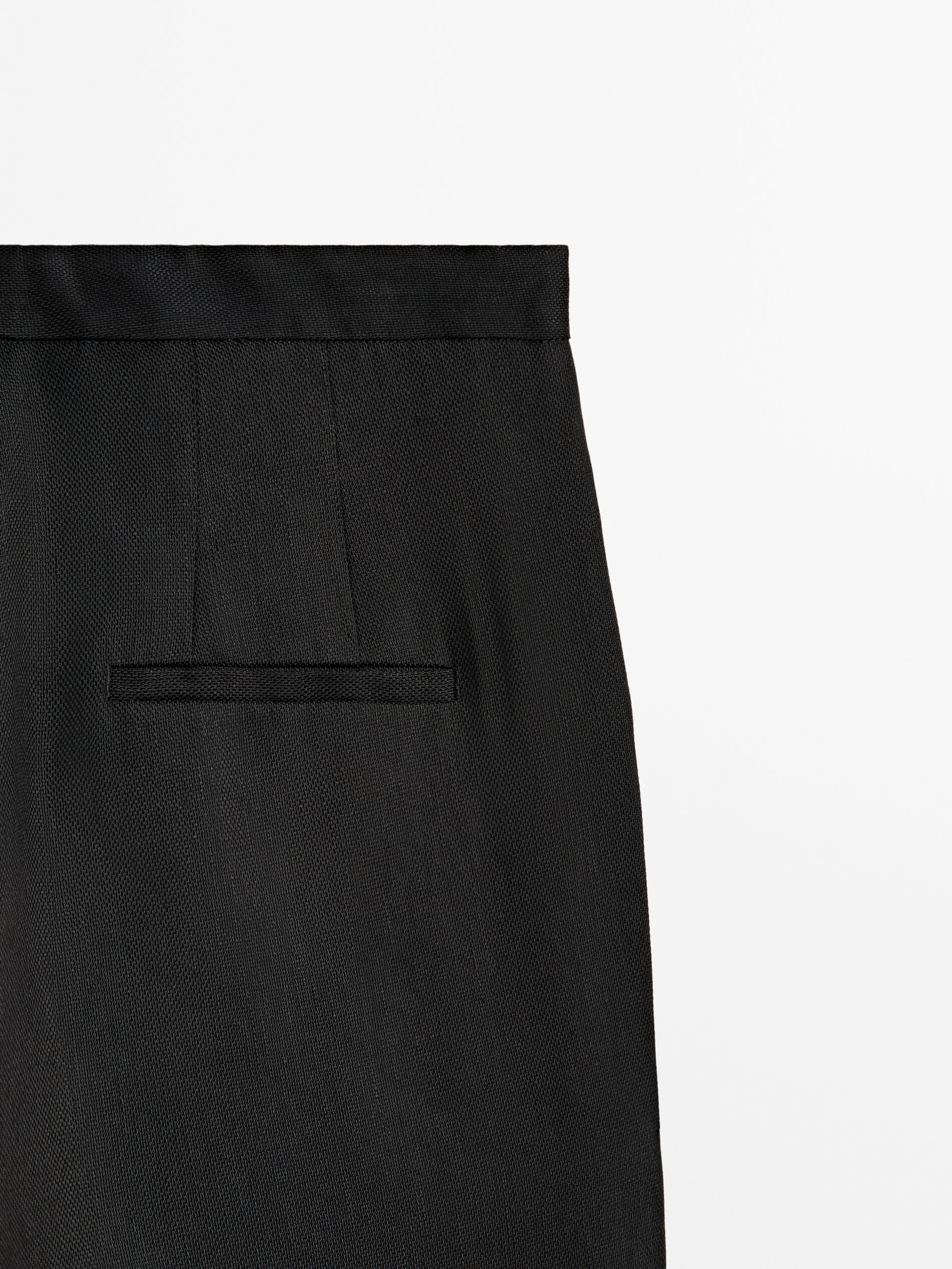 Pantaloni di lino a campana - Massimo Dutti Italia