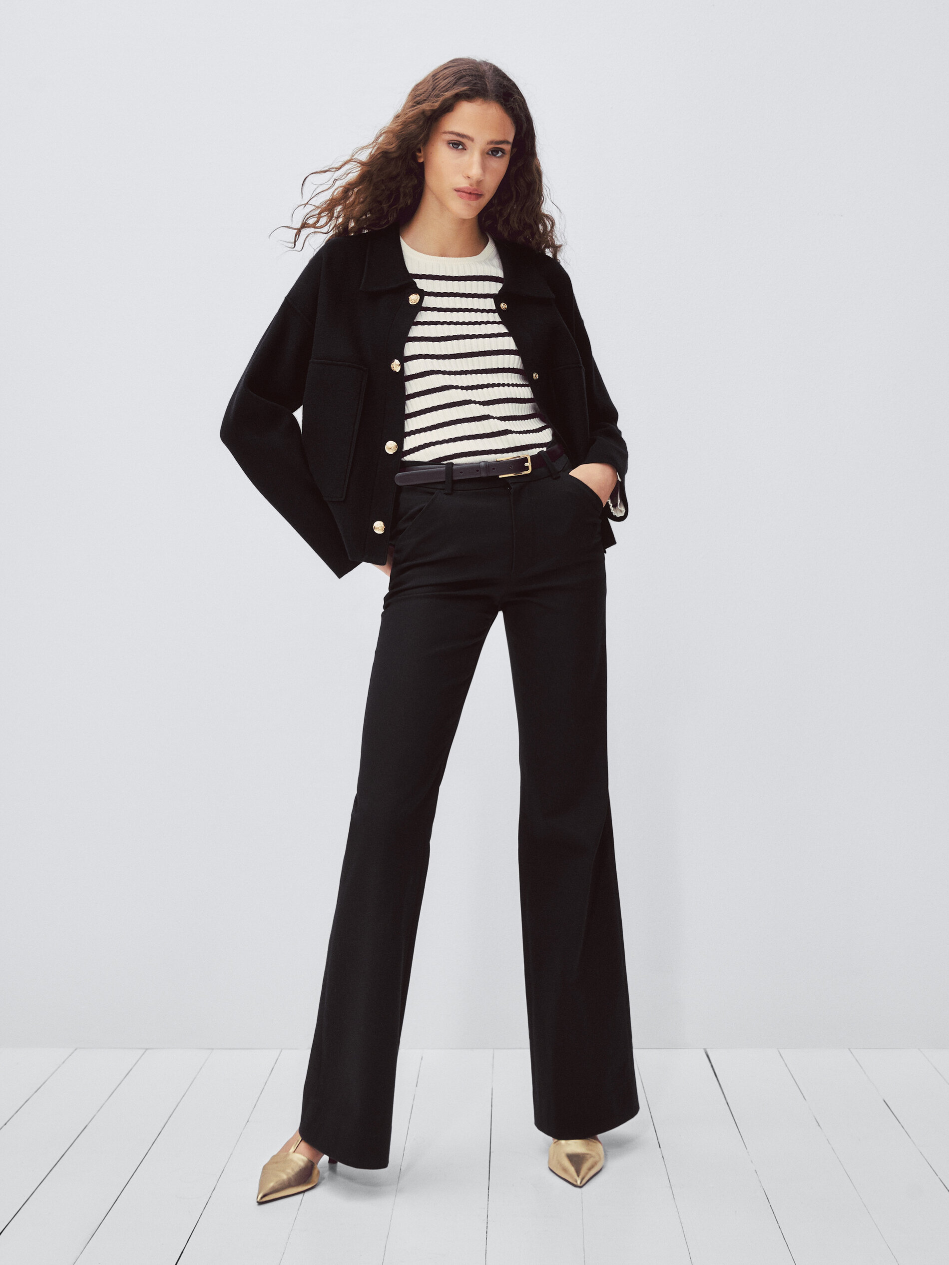 Flared trousers - Massimo Dutti Nederland