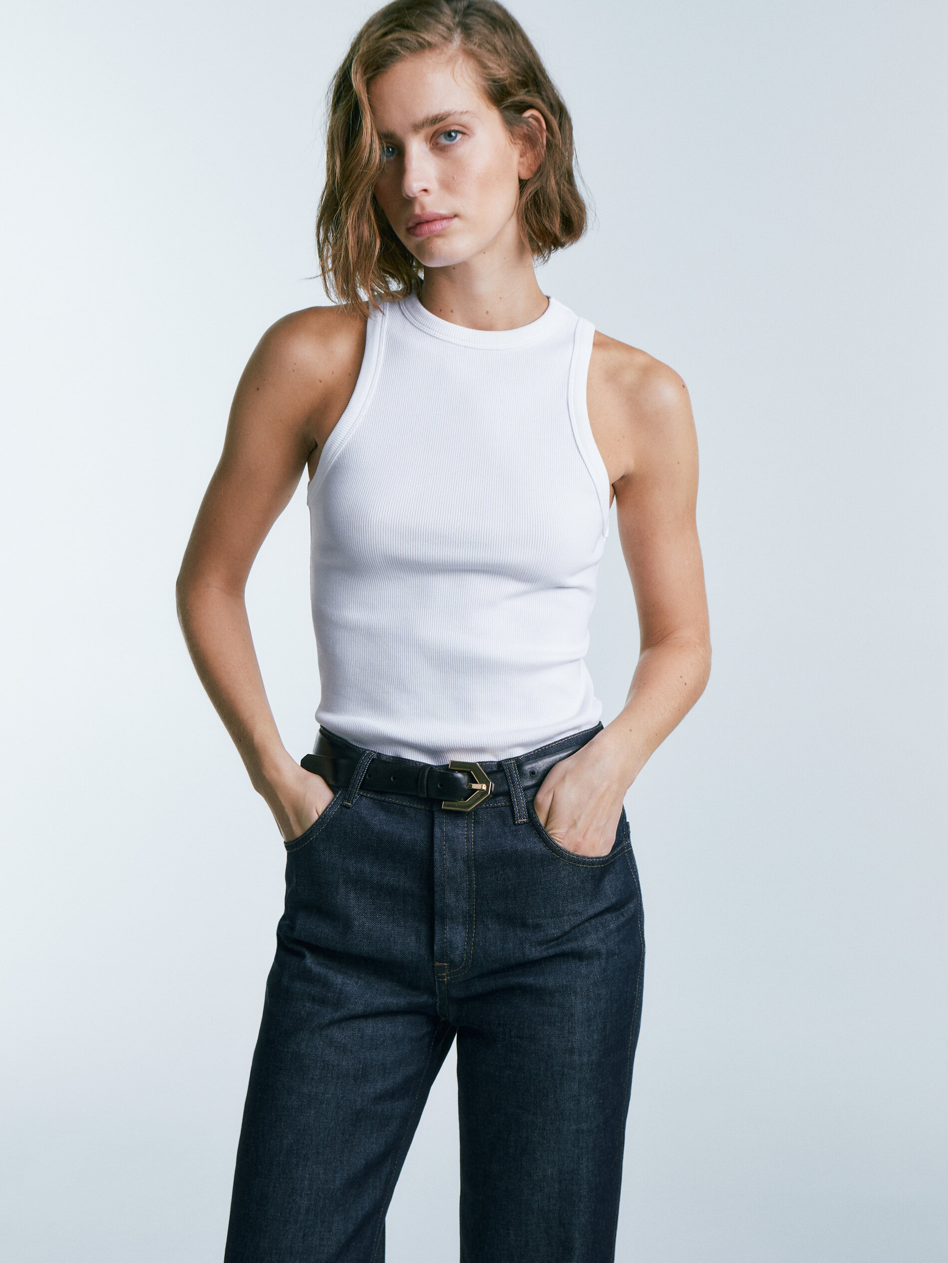 mid rise jeans
