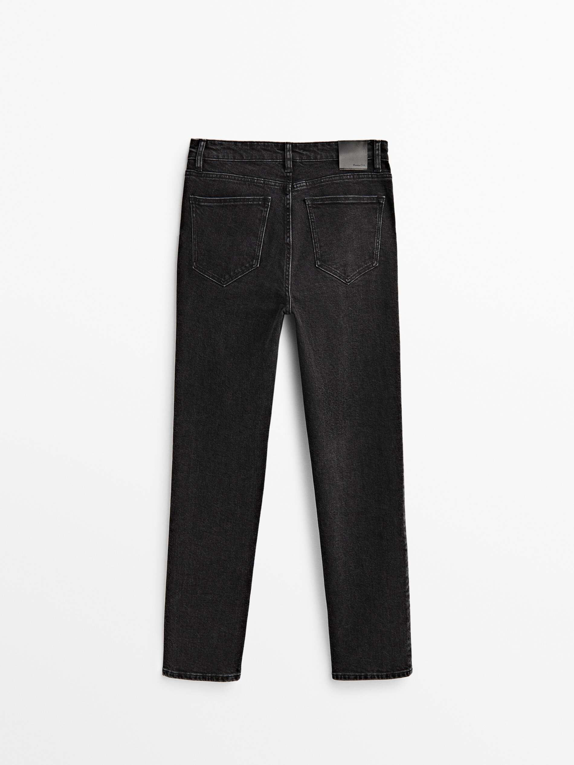 Mid-waist slim-cropped-fit jeans 