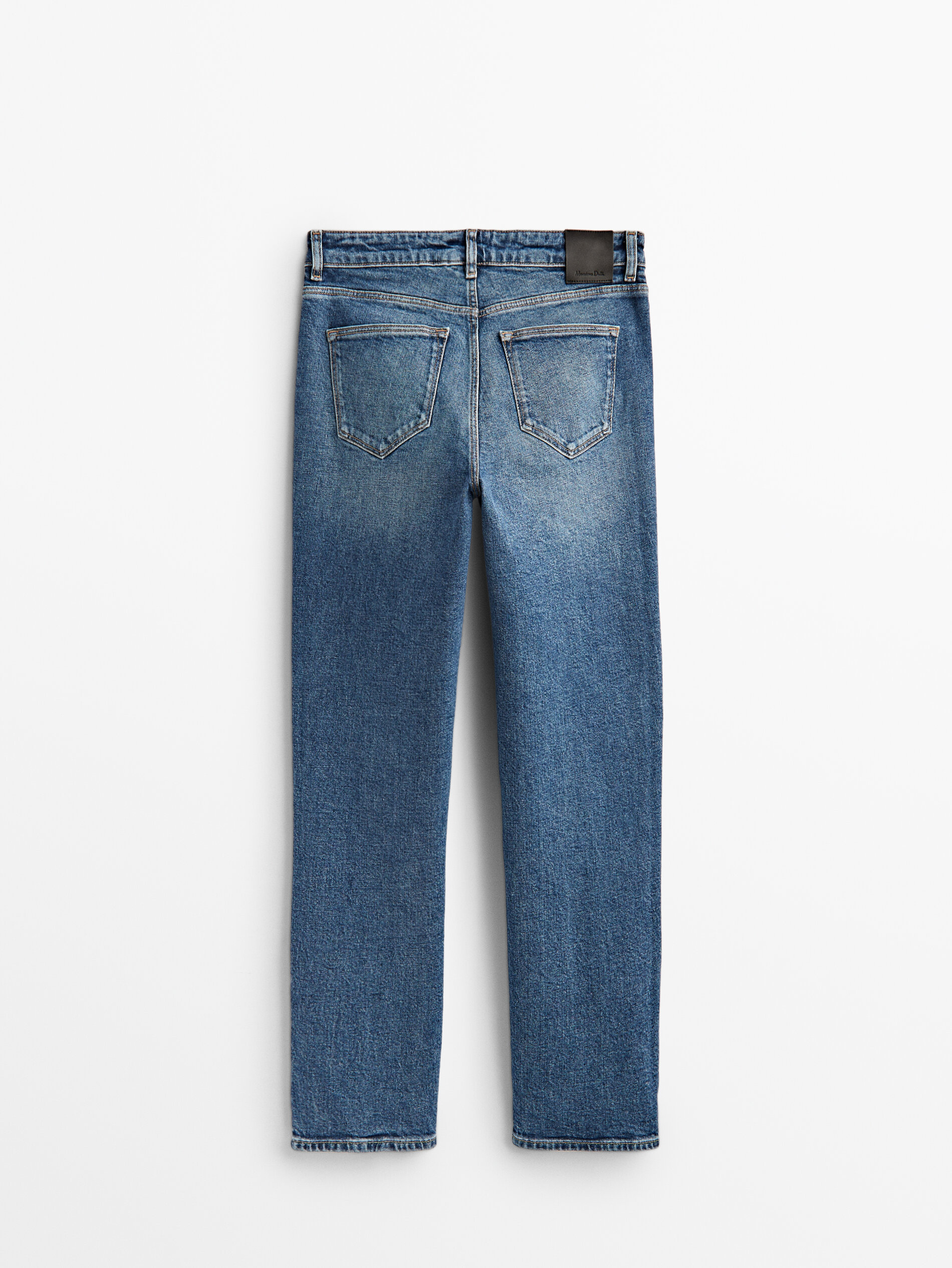 Mid-waist slim-cropped-fit jeans 