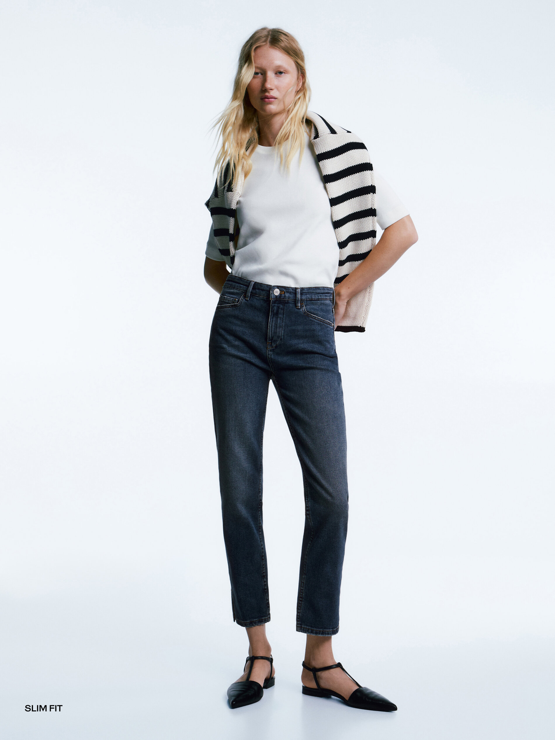 Massimo Dutti straight jeans discount 69% WOMEN FASHION Jeans Straight jeans Basic Navy Blue 