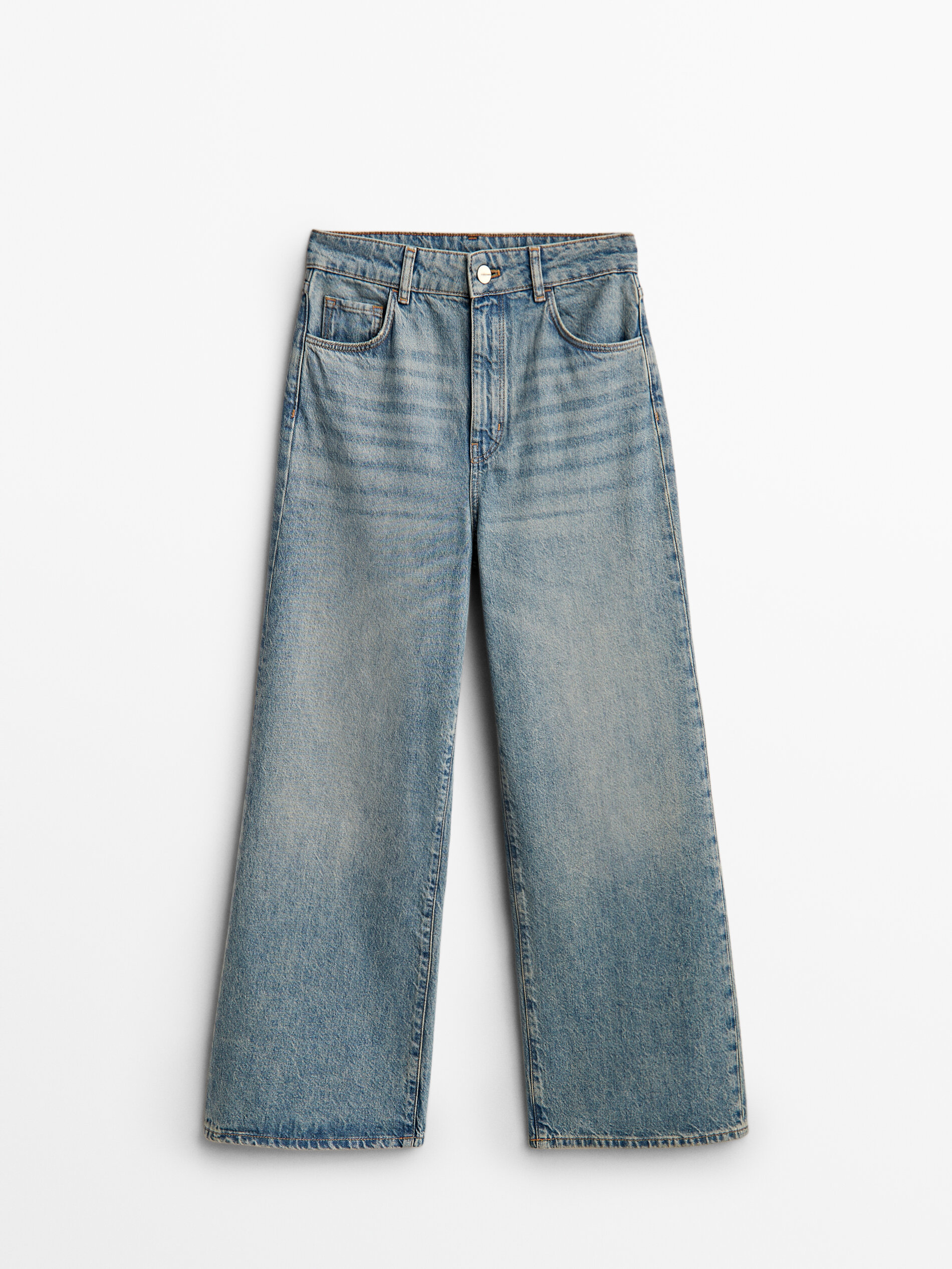 cropped wide leg jeans