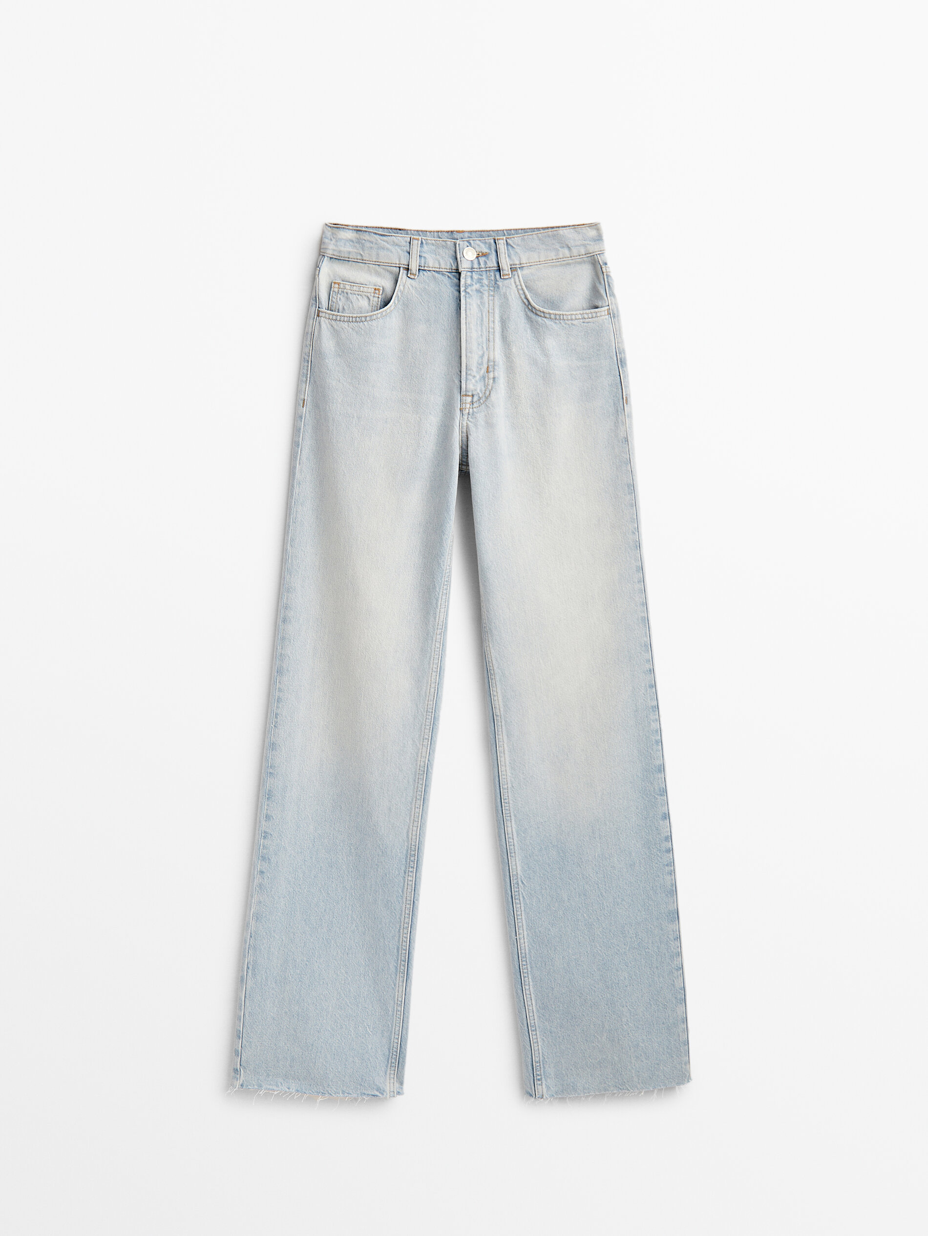 Relaxed fit high-waist jeans - Massimo 
