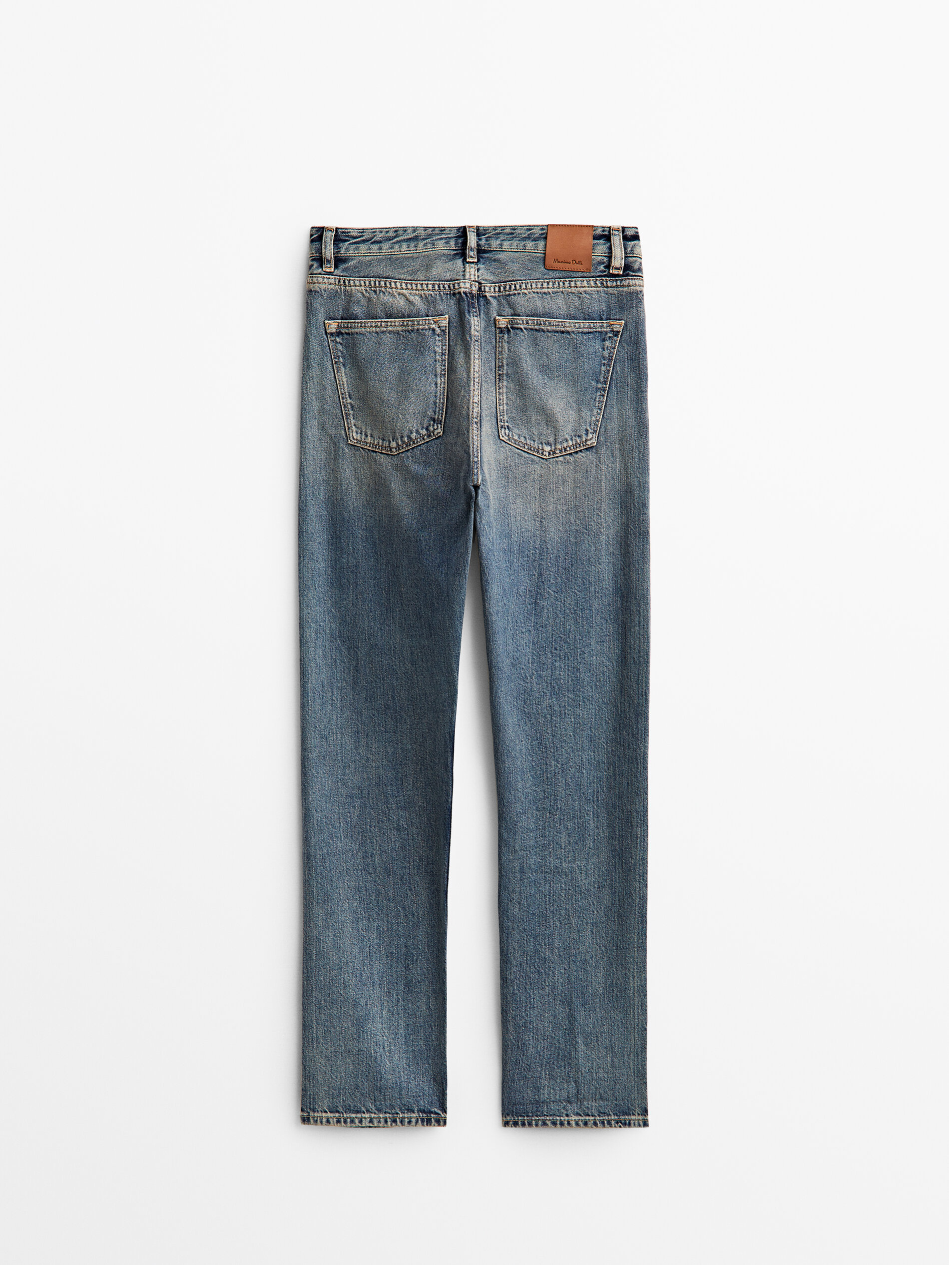 Straight selvedge jeans - Massimo Dutti 
