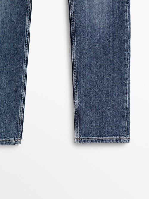 Instalación Consistente Irónico Pantalón vaquero "Jeans x Jeans" Straight Fit - Massimo Dutti España
