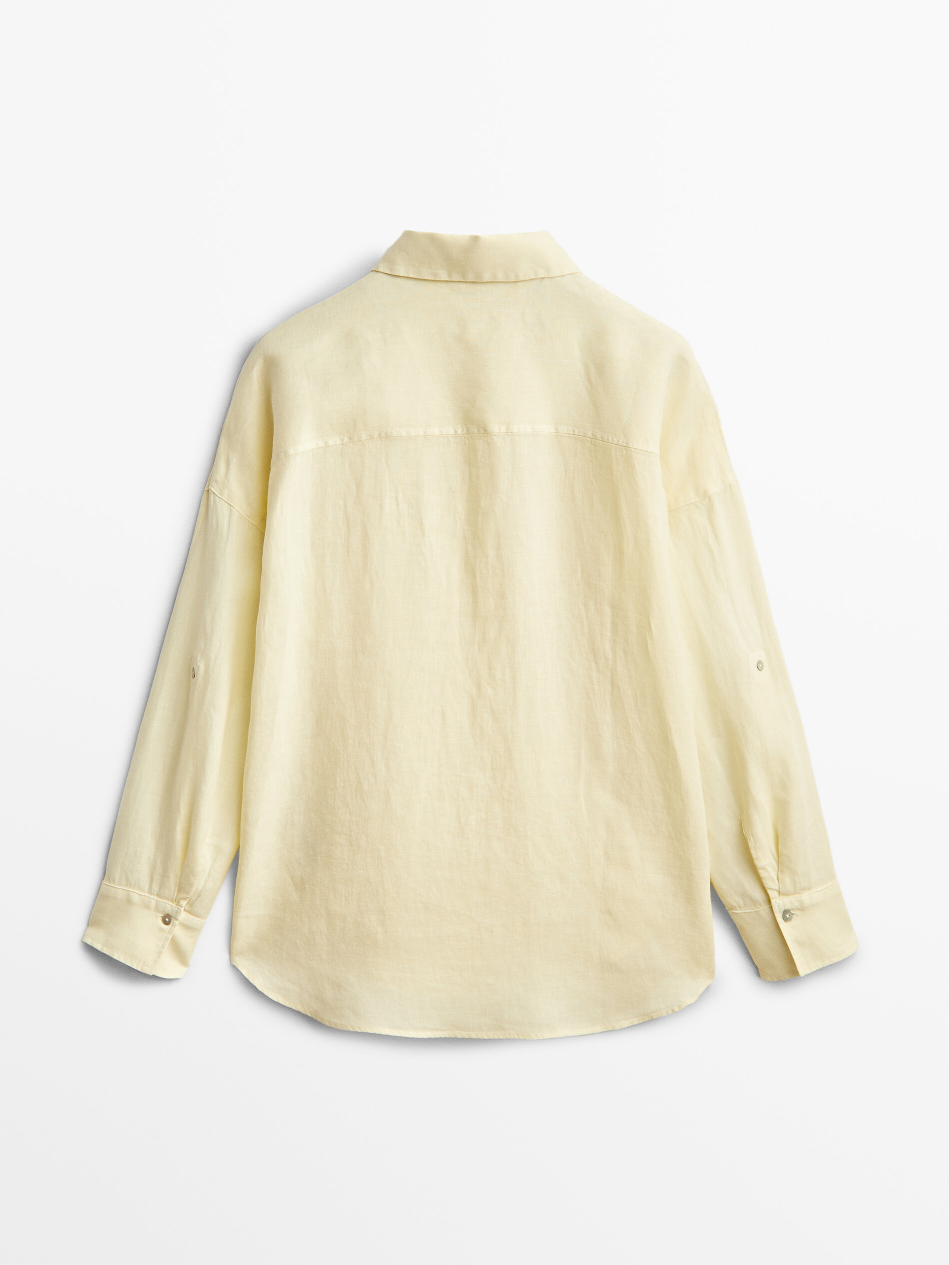 Linen yellow shirt Clearance