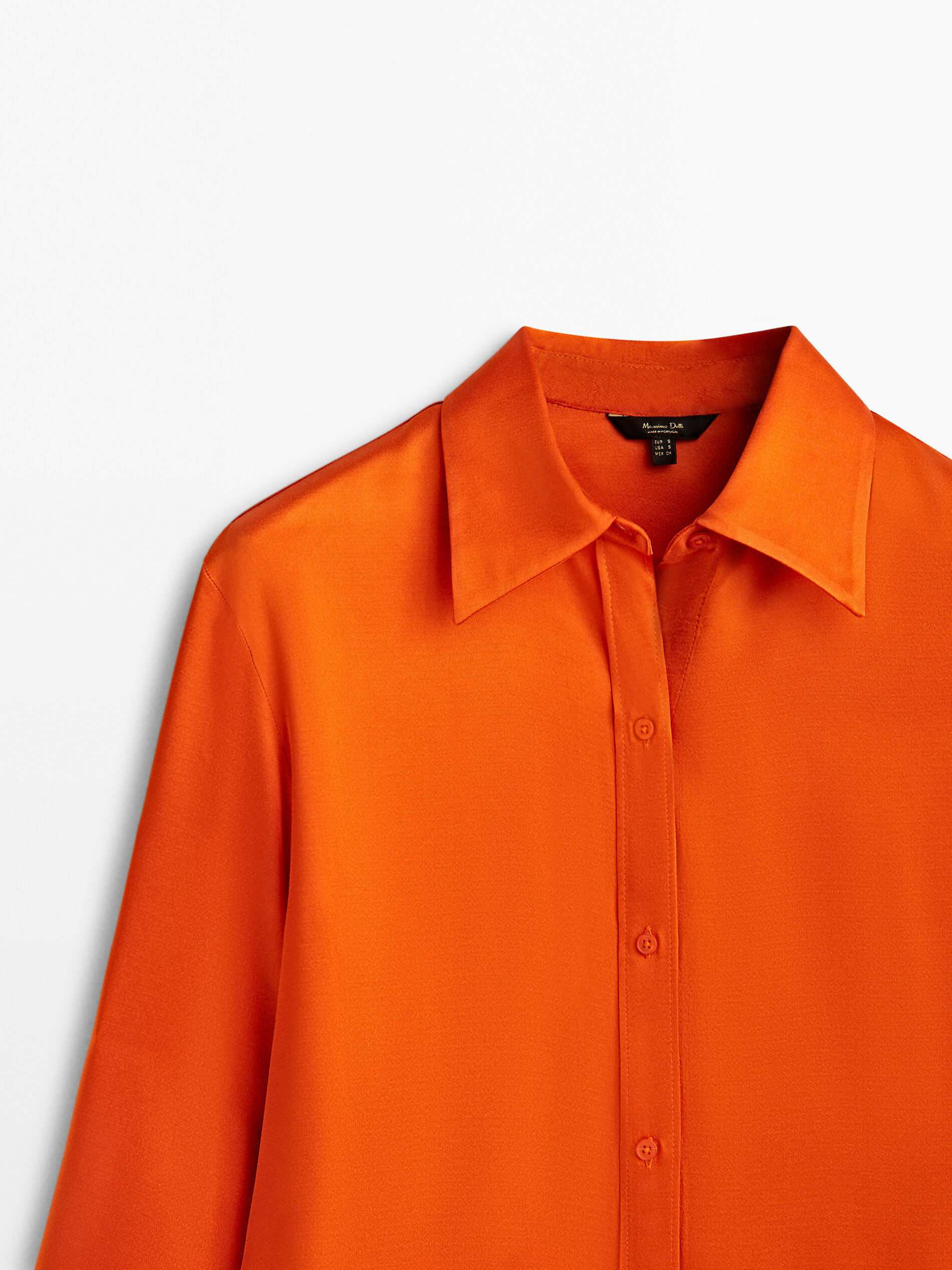 Shirt orange color clearance