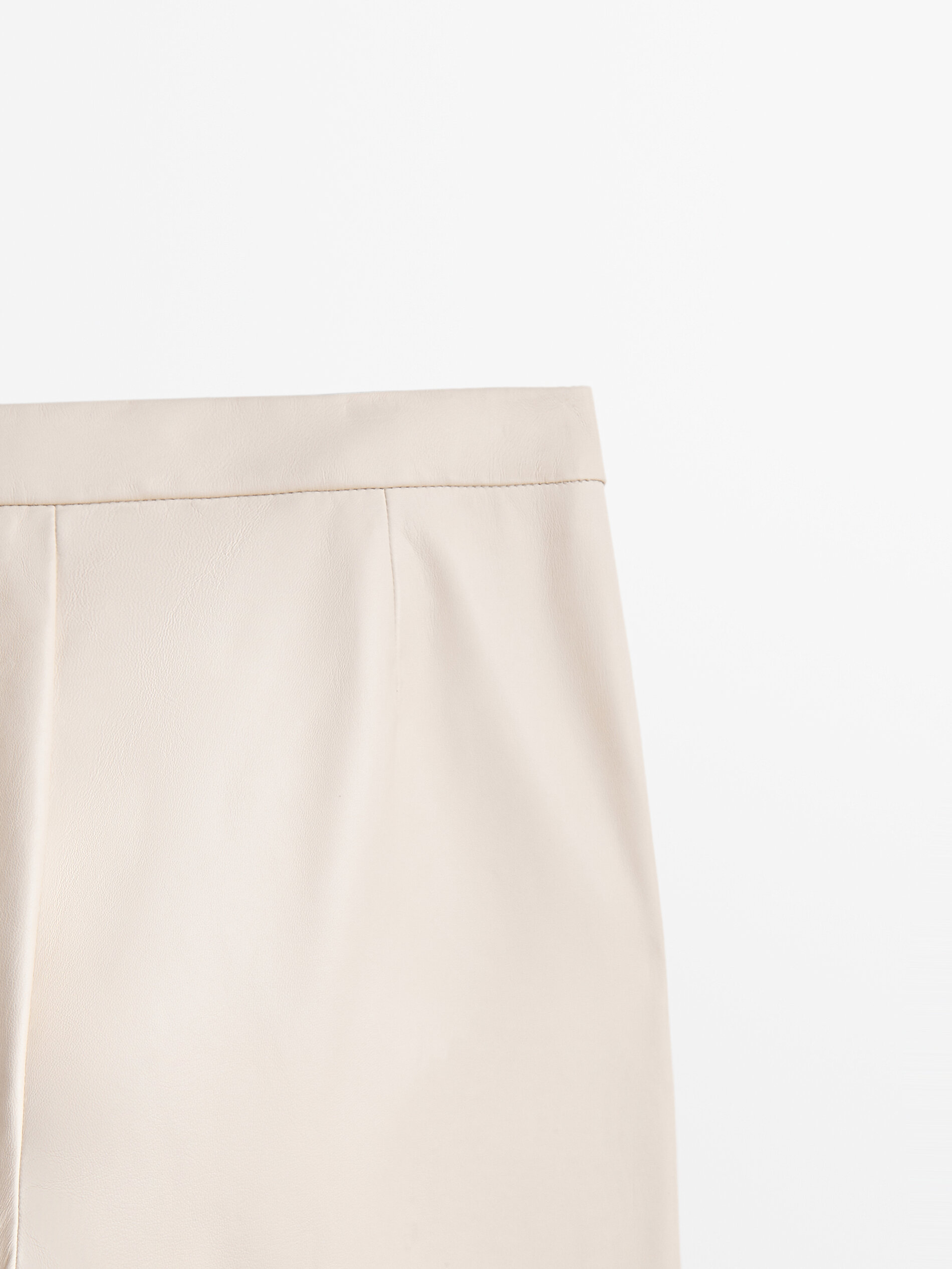 Nappa leather trousers - Massimo Dutti 