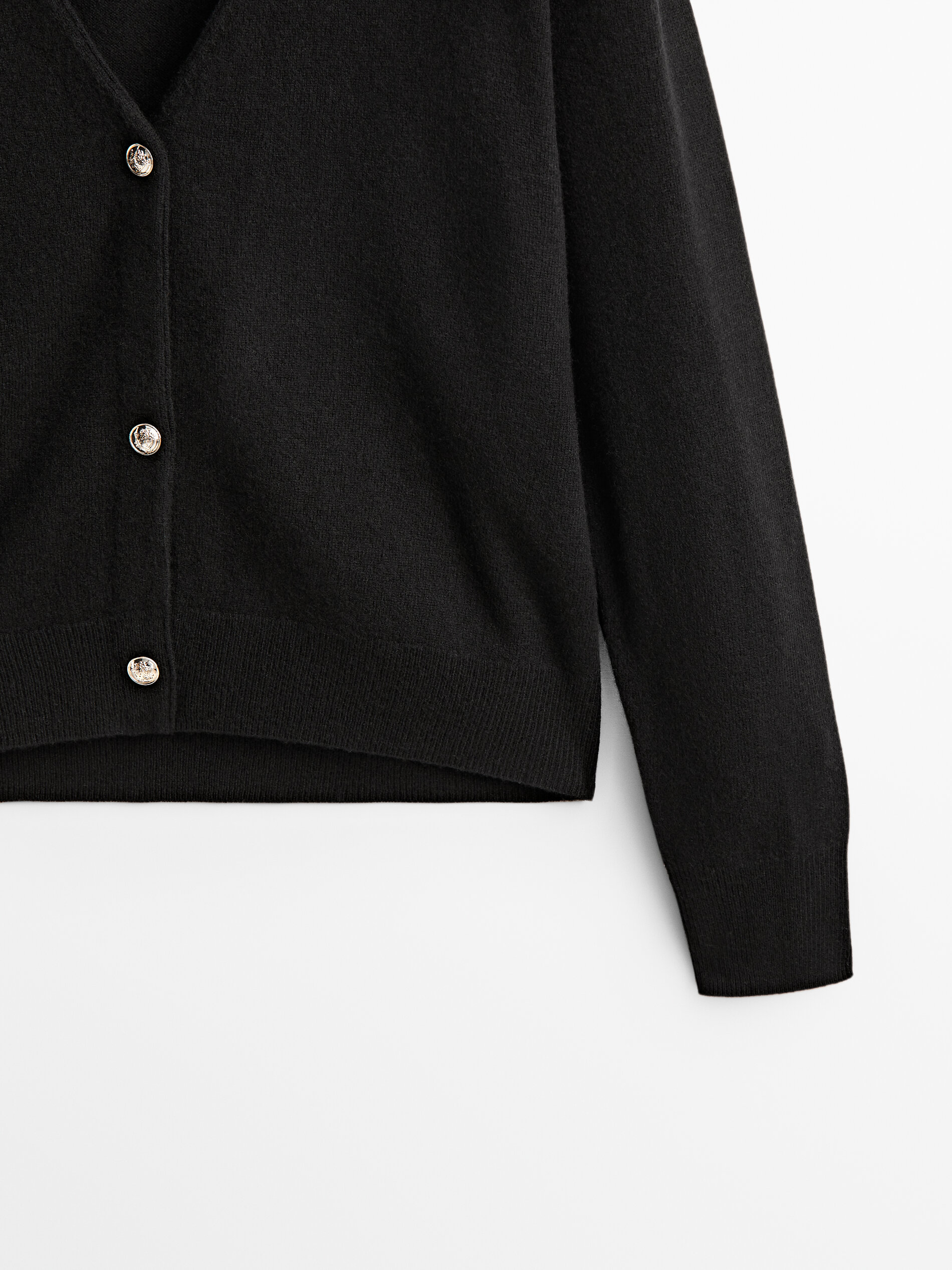 Cashmere wool knit cardigan - Massimo 