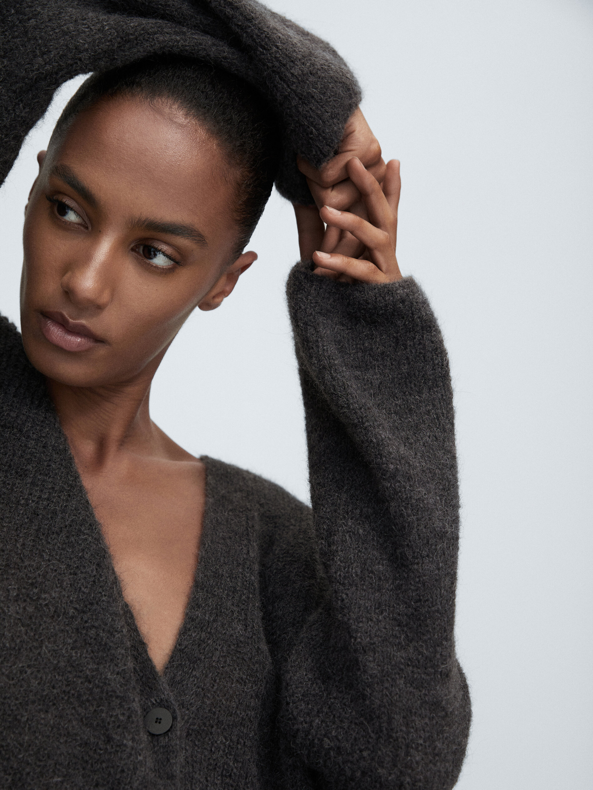 Wool blend cardigan - Massimo Dutti Algérie