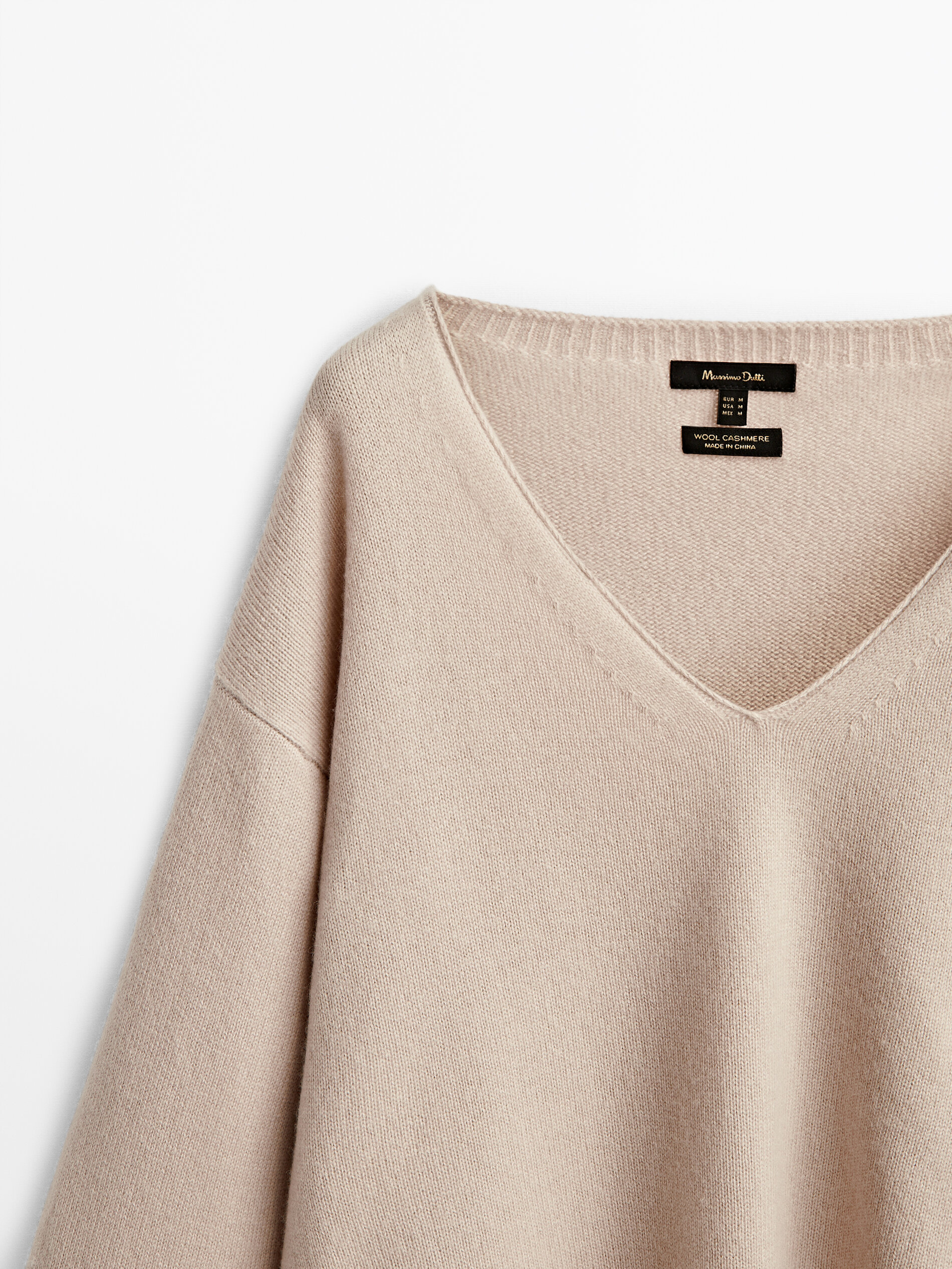 cashmere cape sweater - Massimo Dutti 