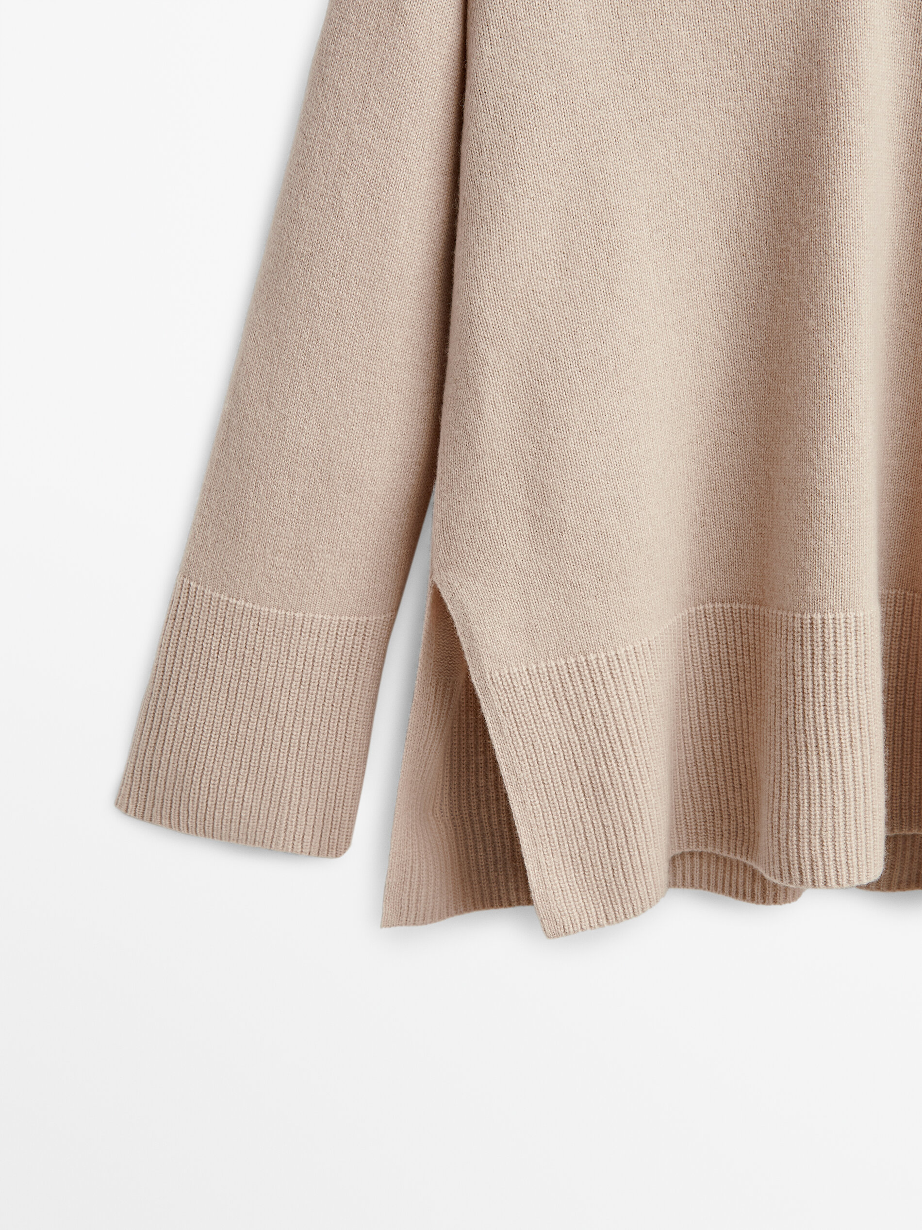 cashmere cape sweater - Massimo Dutti 