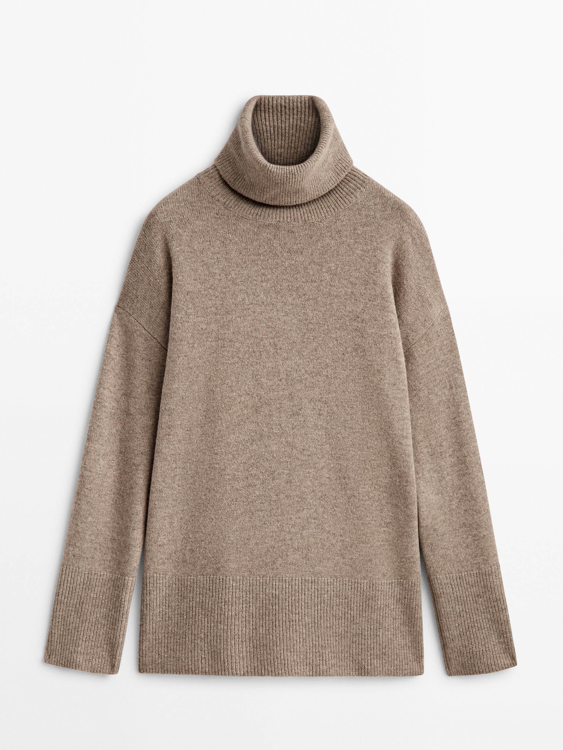 Wool and cashmere blend cape sweater 