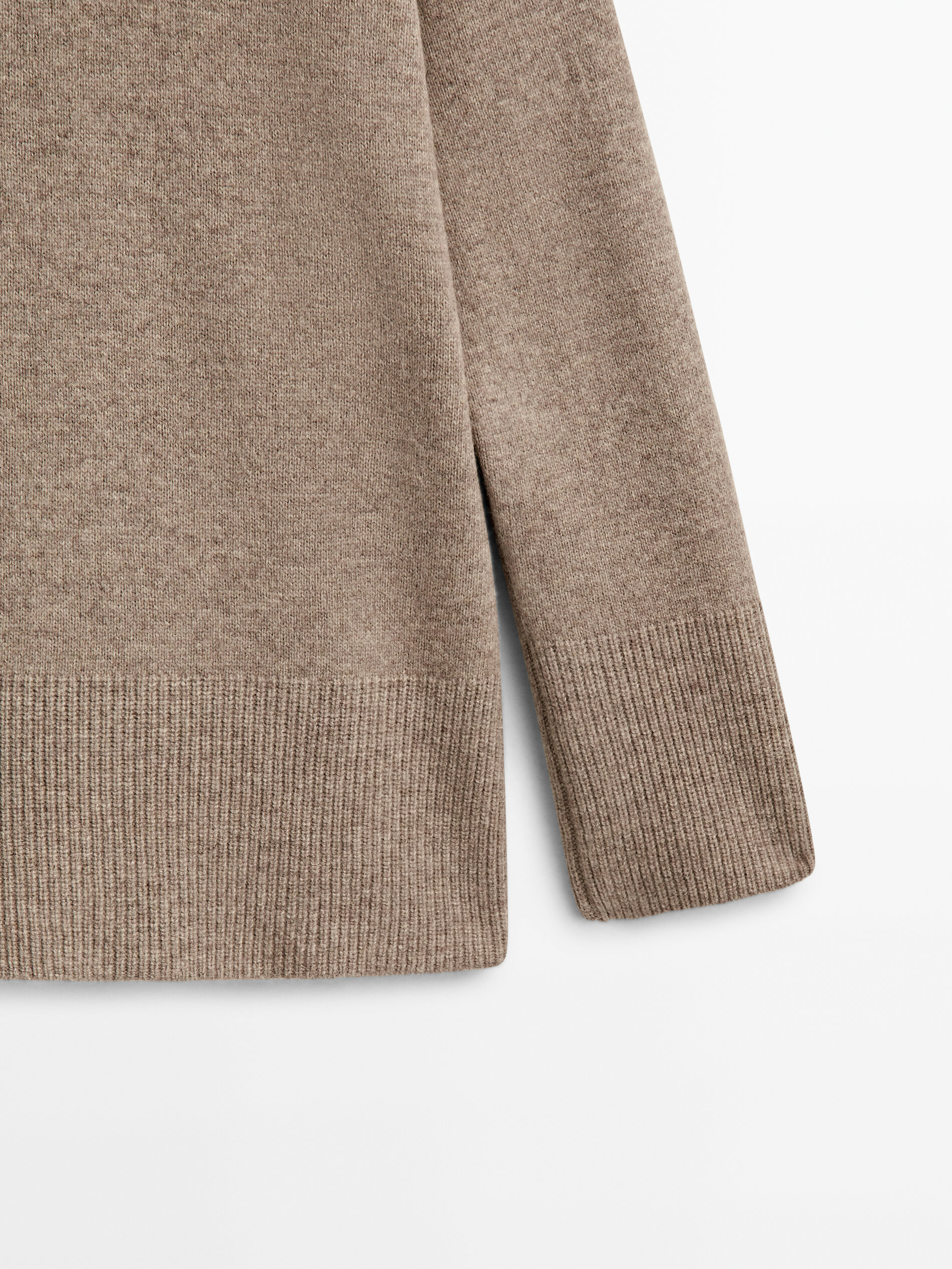 Wool and cashmere blend cape sweater 