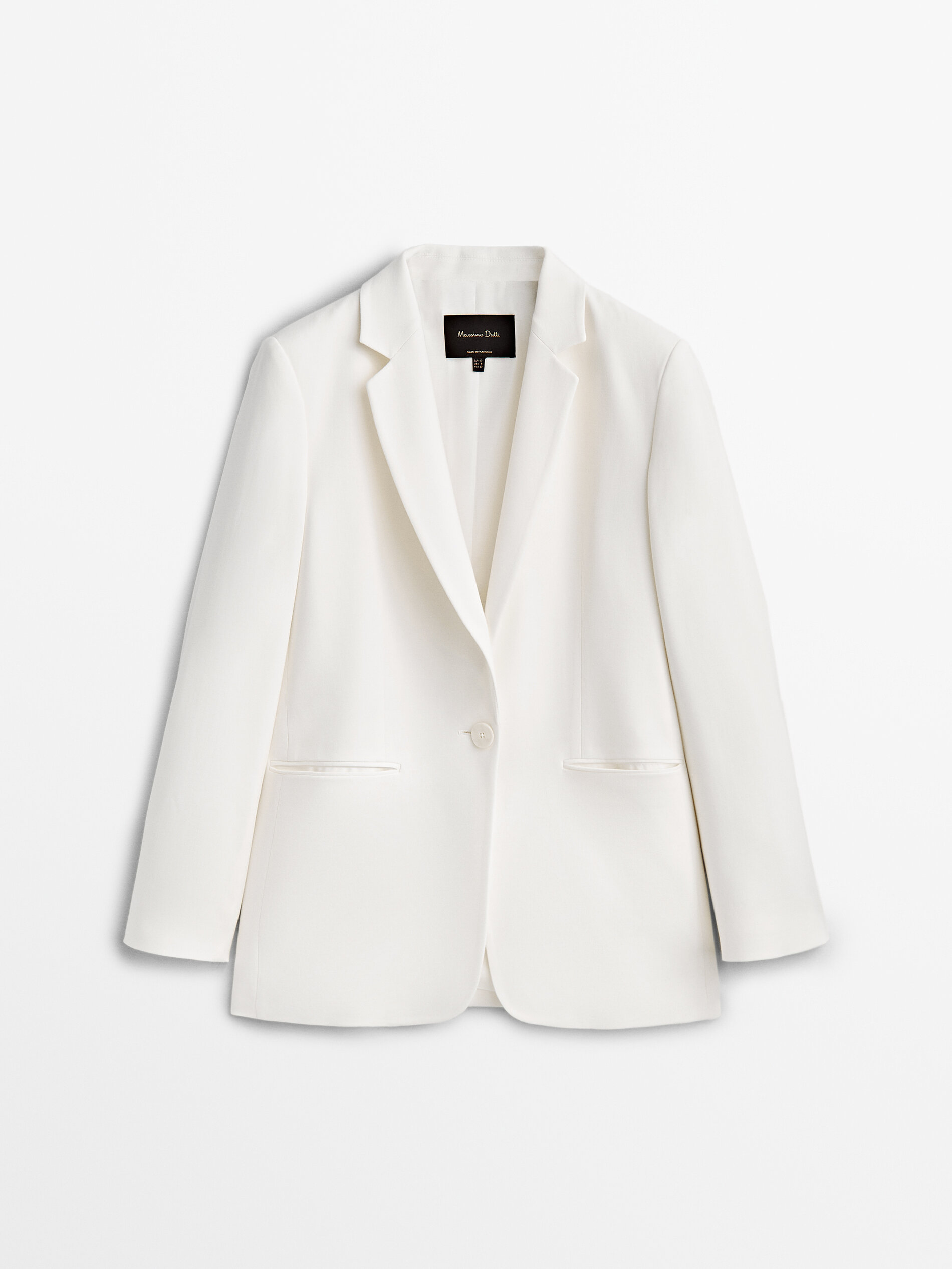 Blazer with button - Massimo Dutti HONG 