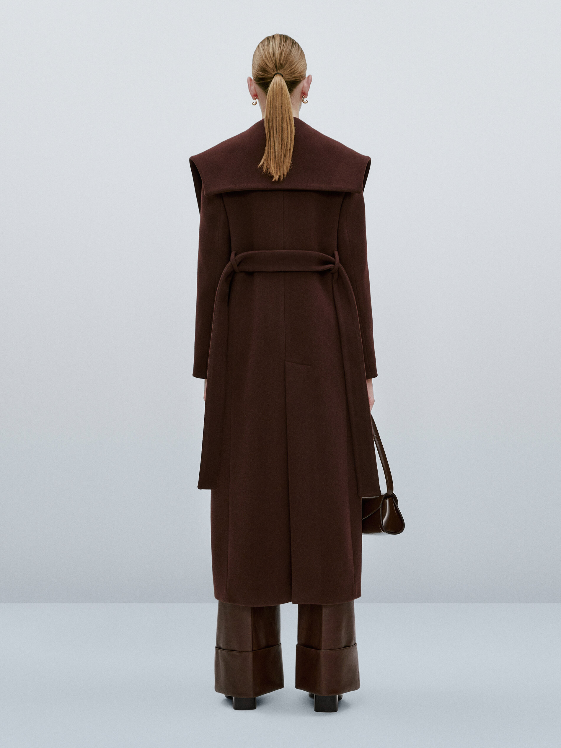 Limited Edition wool blend coat with 