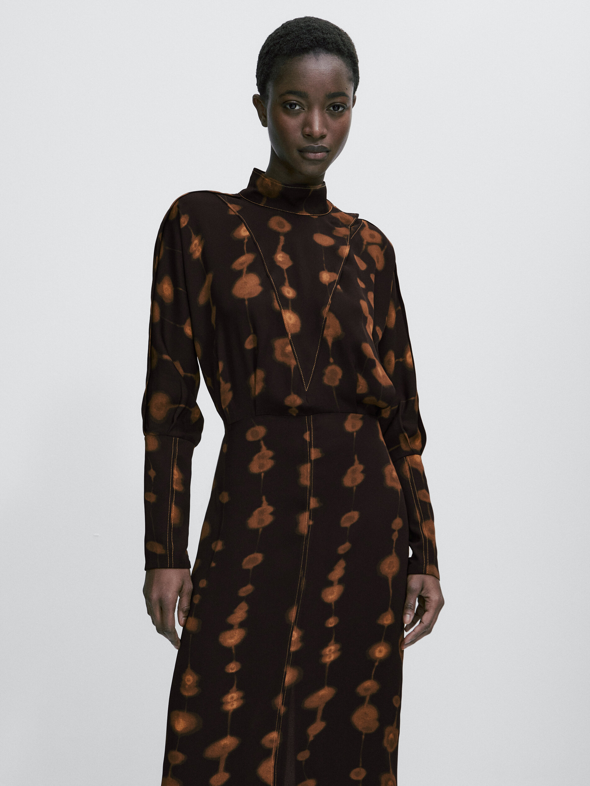 largo estampado manchas - Massimo Dutti España