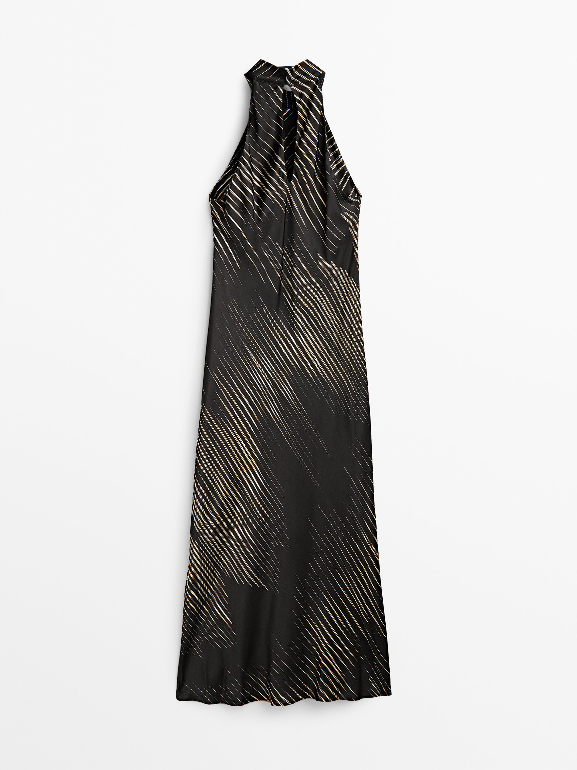 Vestito lungo halter - Massimo Dutti Italia
