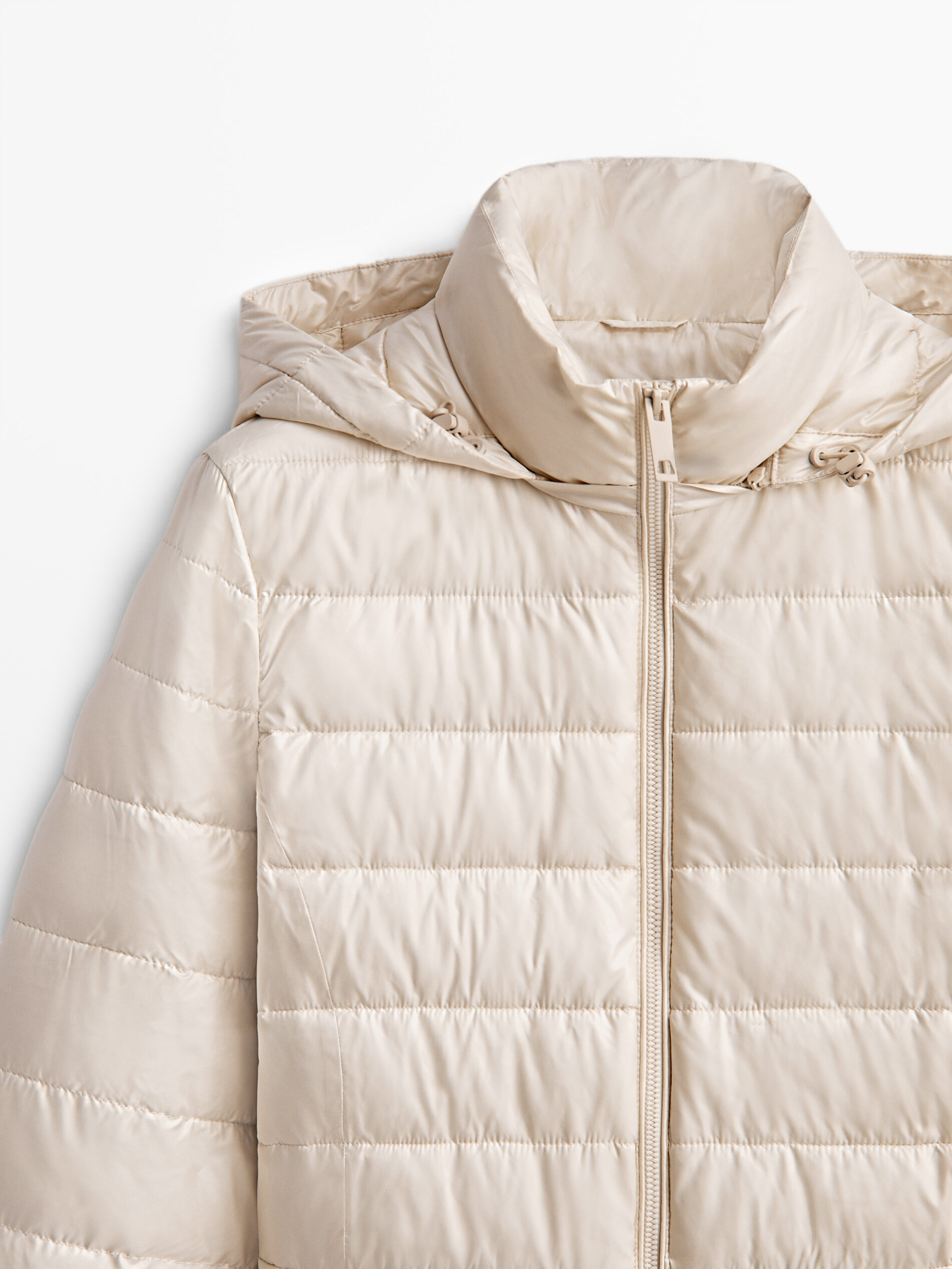 Fitted puffer jacket - Massimo Dutti 