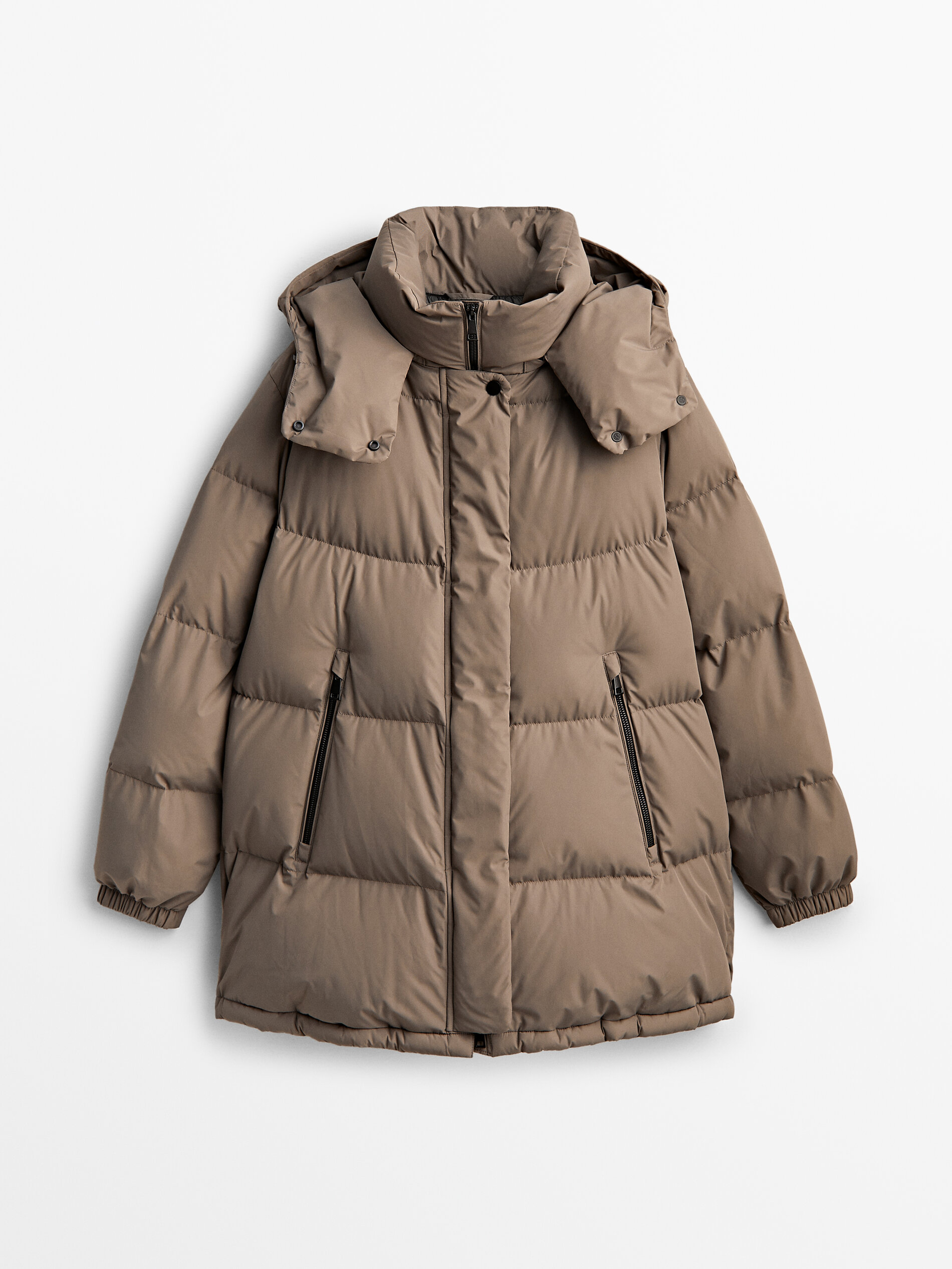 Technical down jacket - Massimo Dutti 