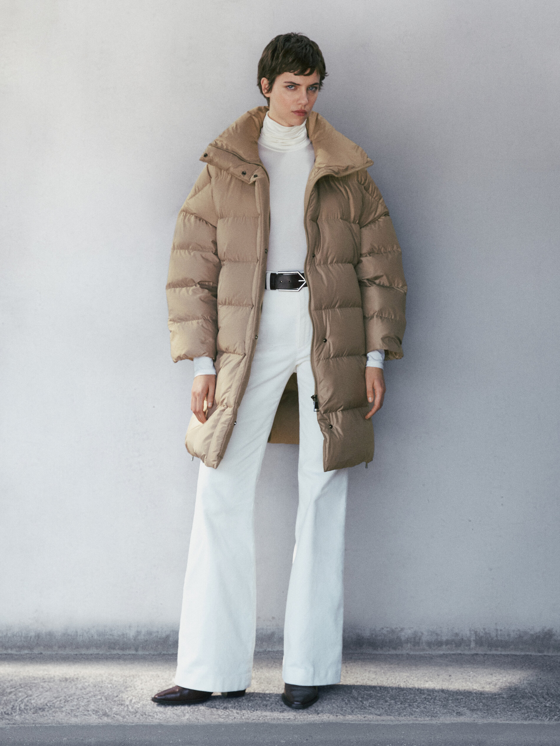 Quilted down jacket - Massimo Dutti Hungary