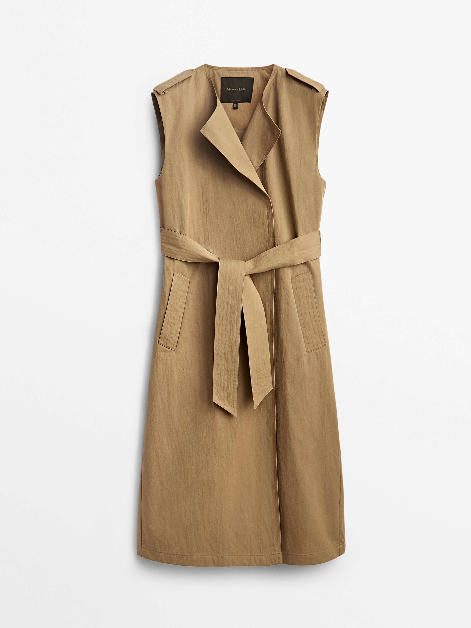 Long technical waistcoat - Massimo 