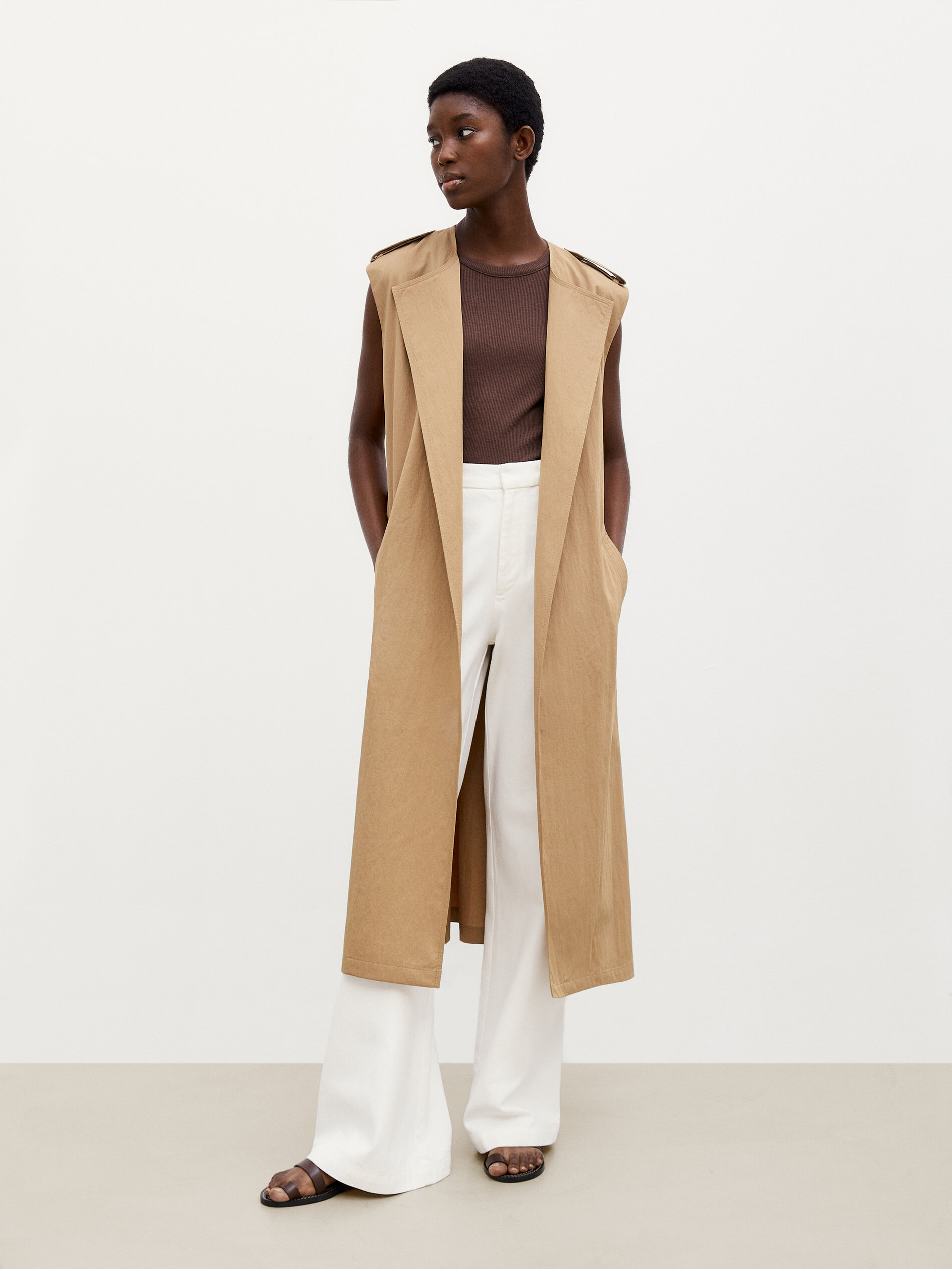 Long technical waistcoat - Massimo 