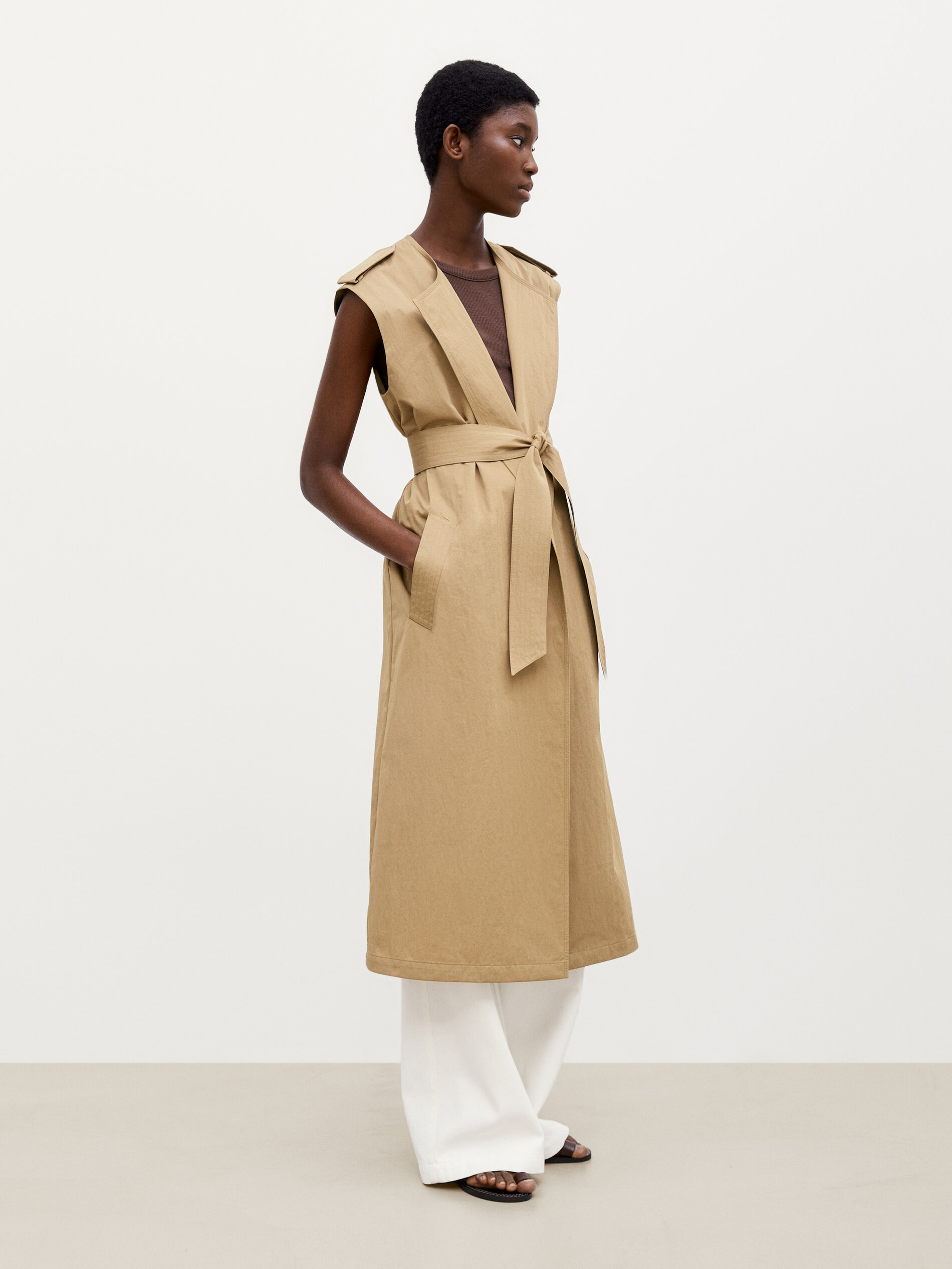 Long technical waistcoat - Massimo 