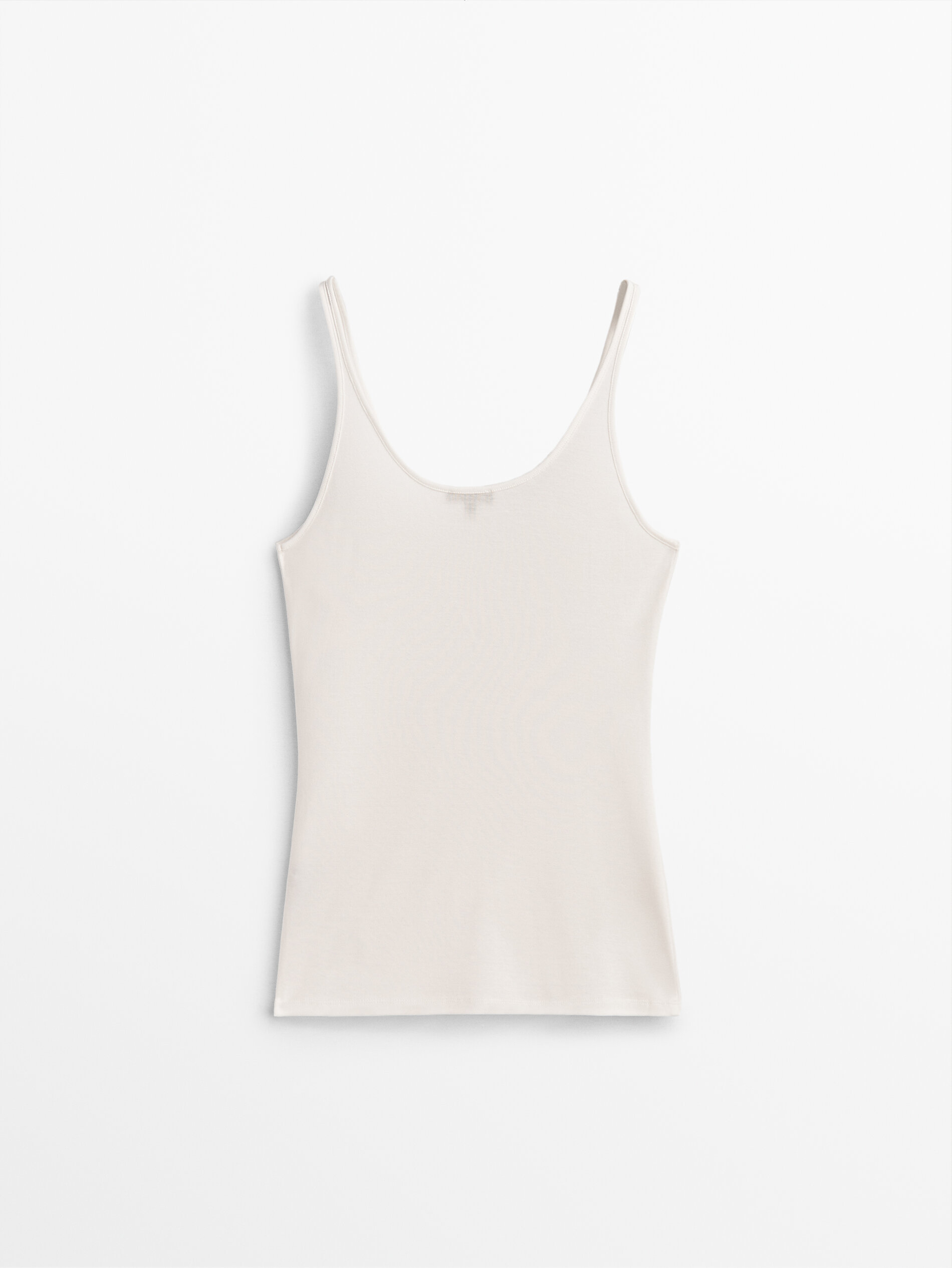 Cotton top with thin straps - Massimo 