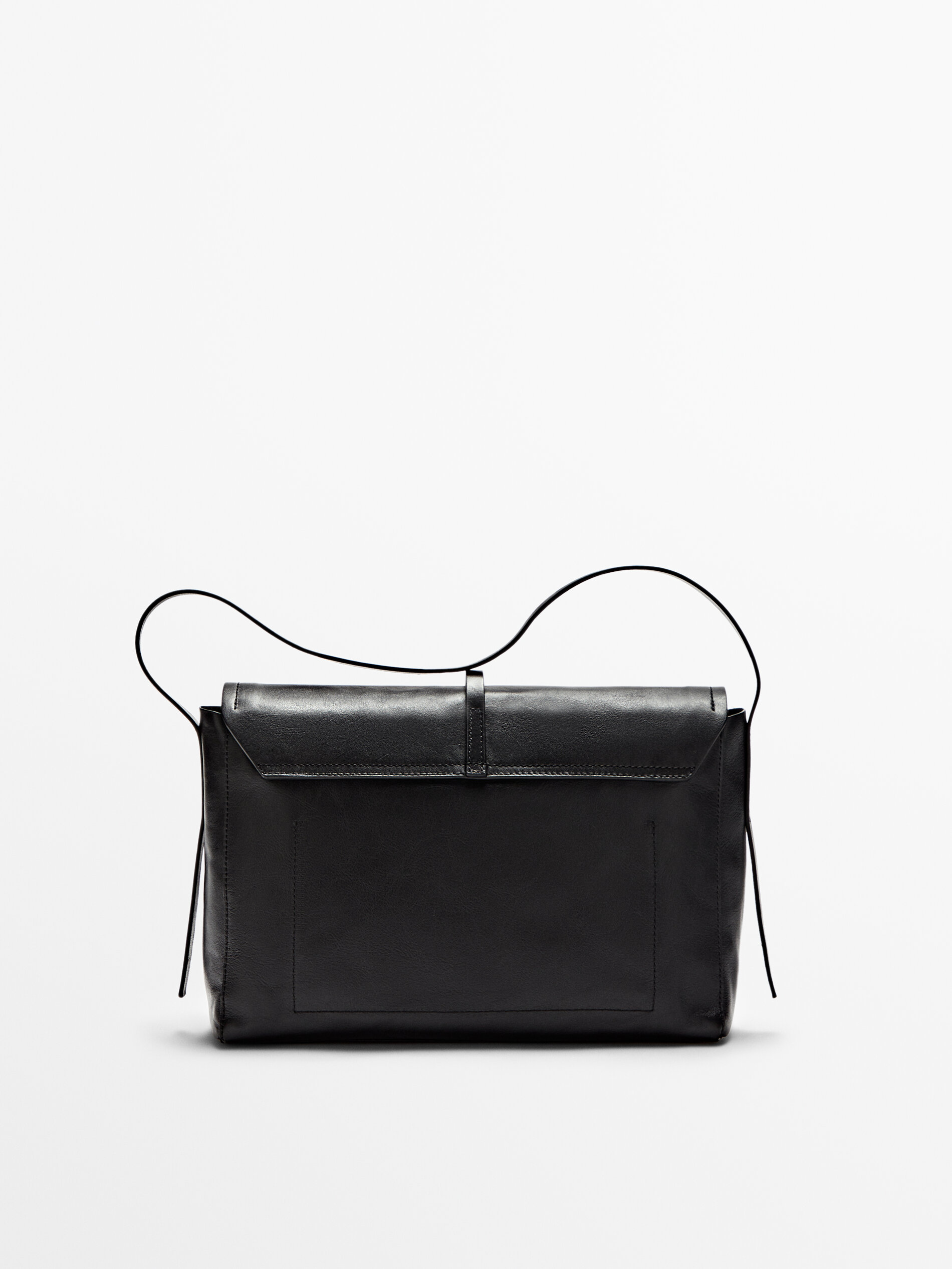 Black leather handbag Clearance