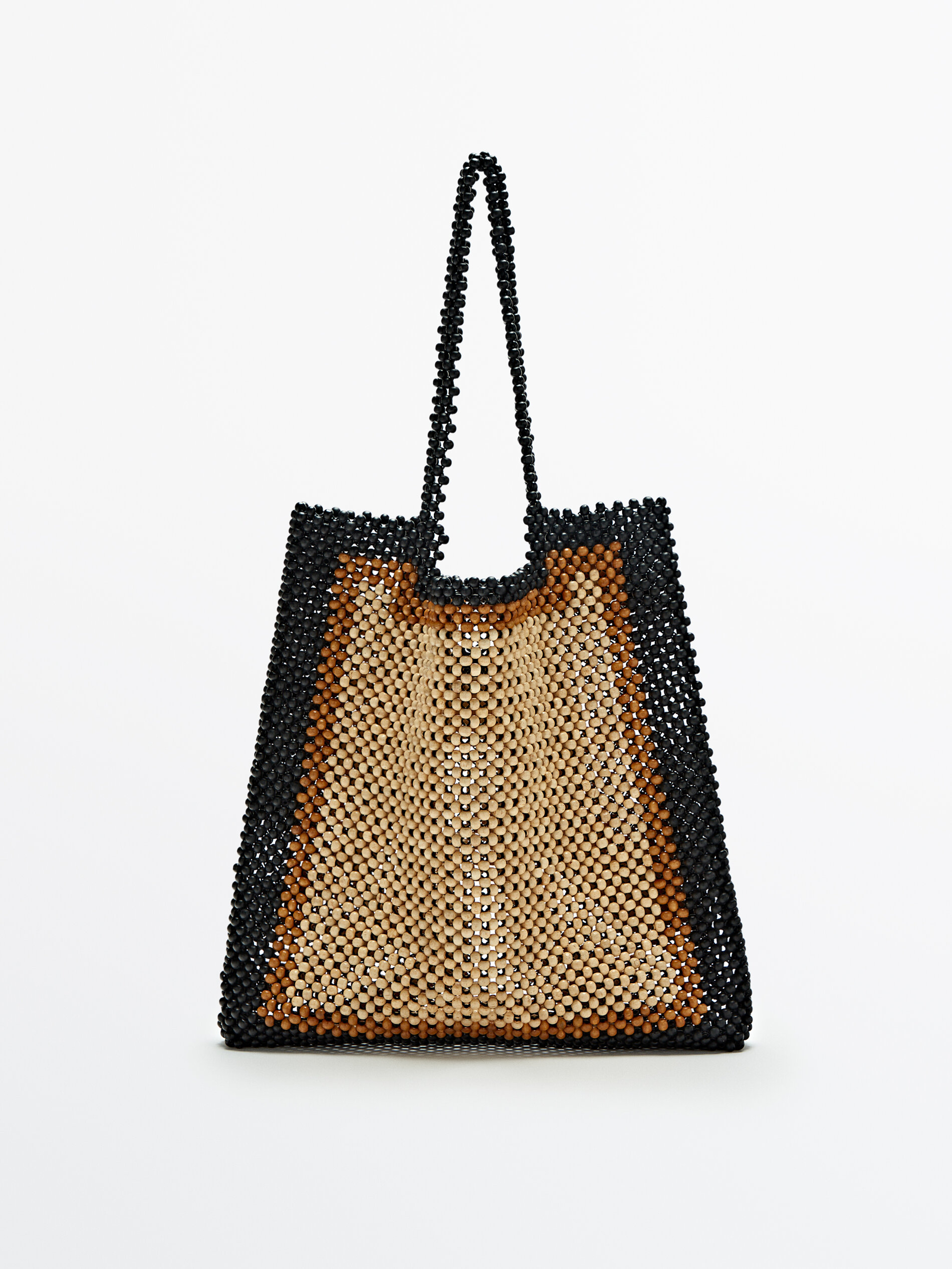 Bolso tote de madera - Massimo Dutti España