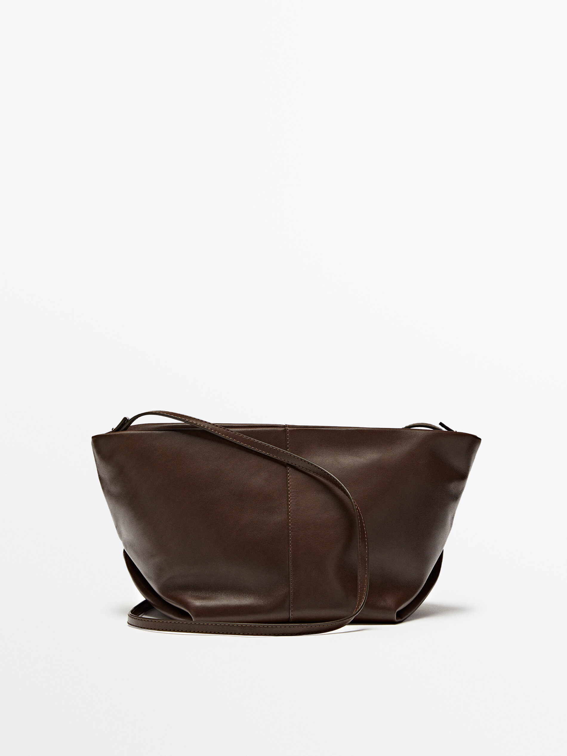Massimo dutti leather bag Clearance