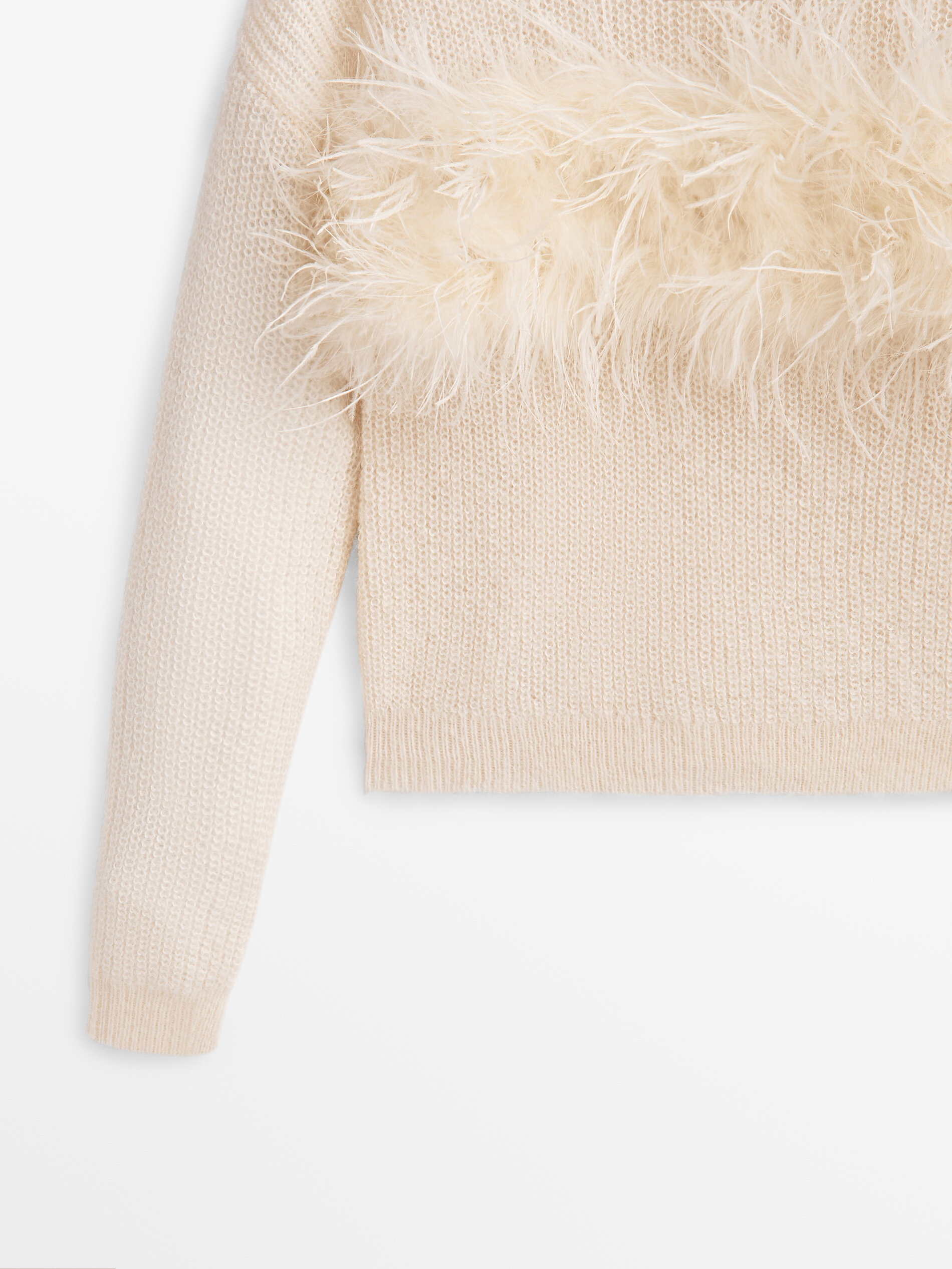 Sweater with feather detail - Studio 
