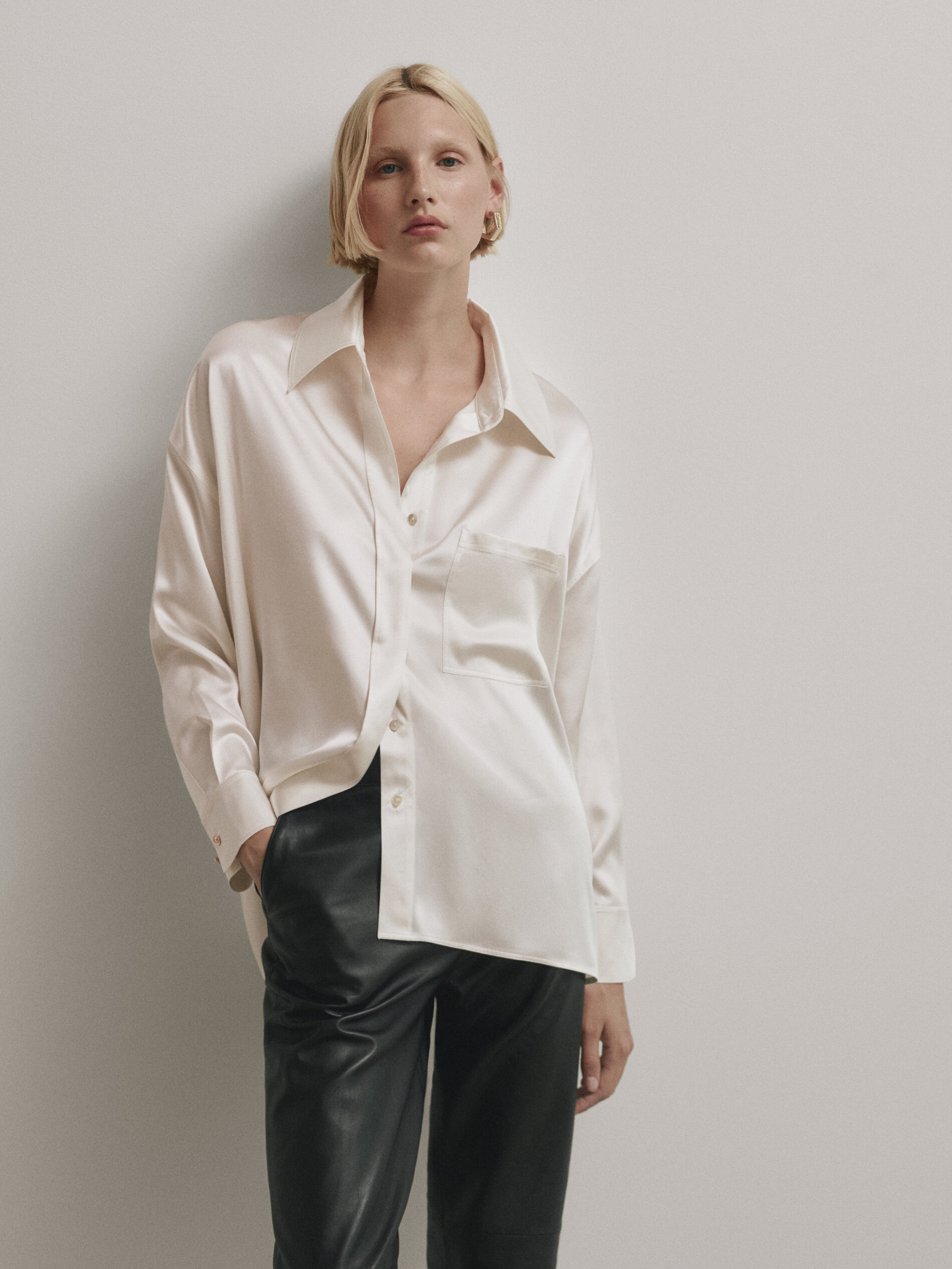 High quality silk shirts clearance
