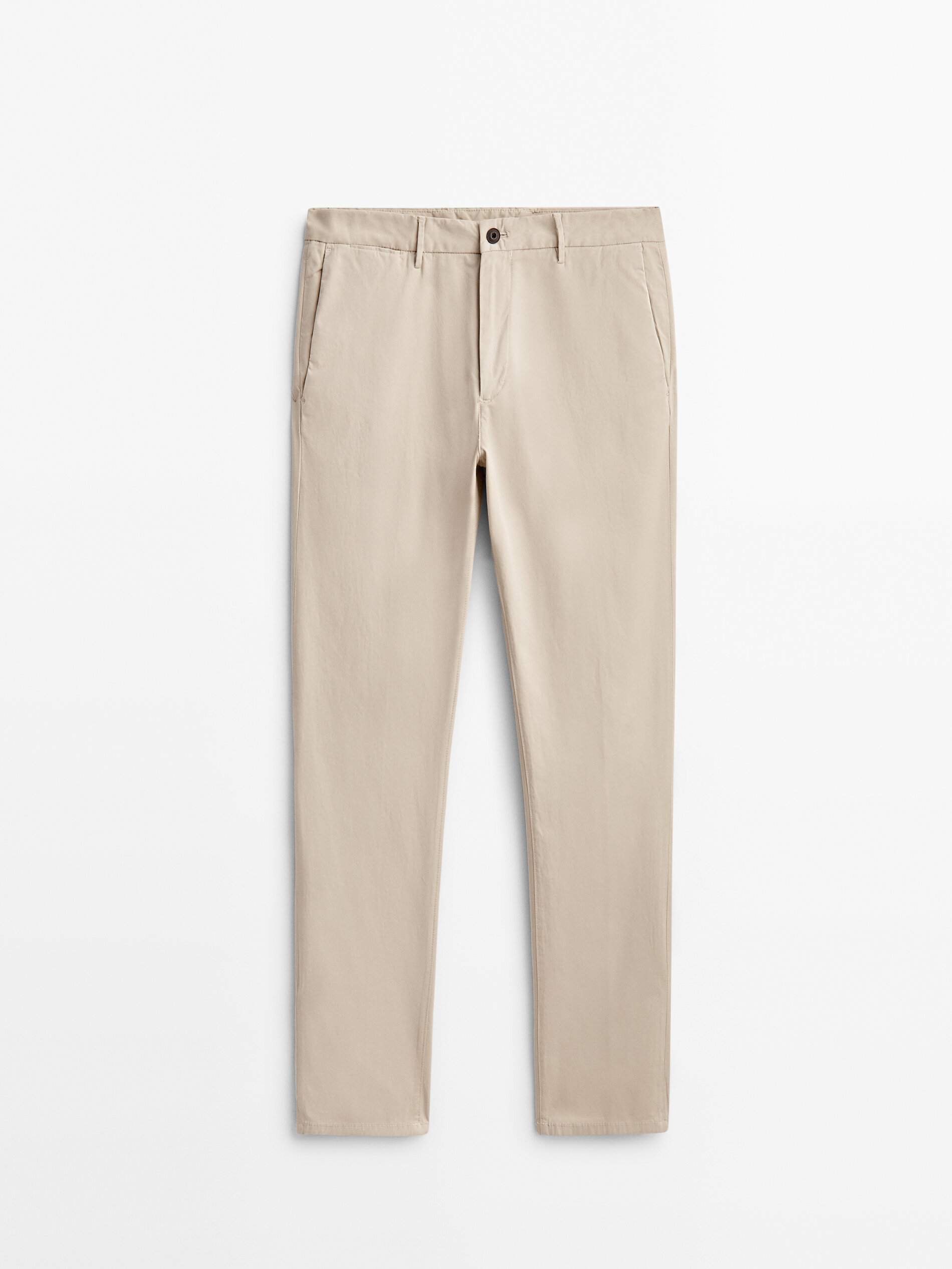 MEN FASHION Trousers Skinny discount 96% Massimo Dutti Chino trouser Gray 44                  EU slim 