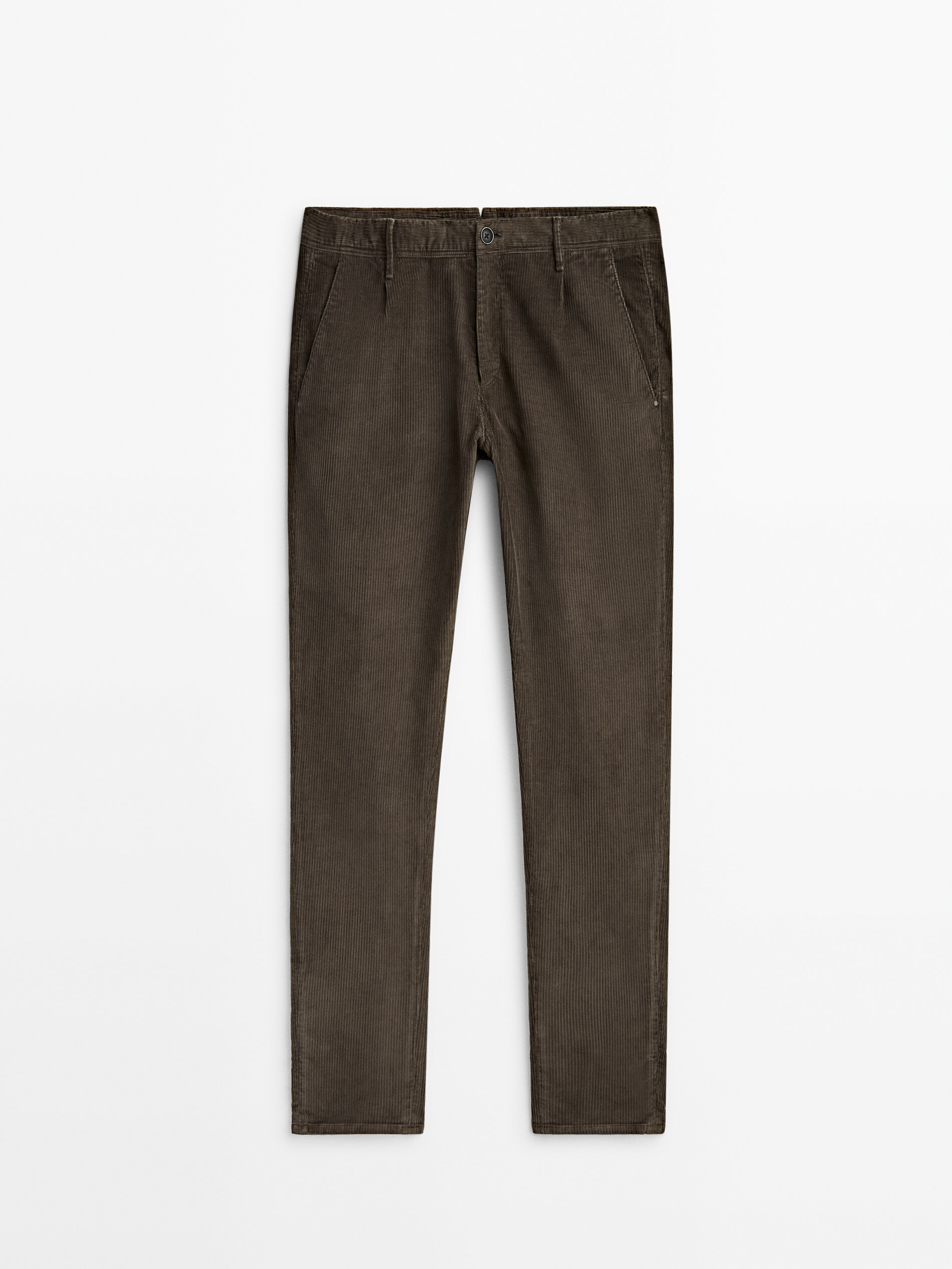 Brown M discount 98% Massimo Dutti Chino trouser WOMEN FASHION Trousers Basic 