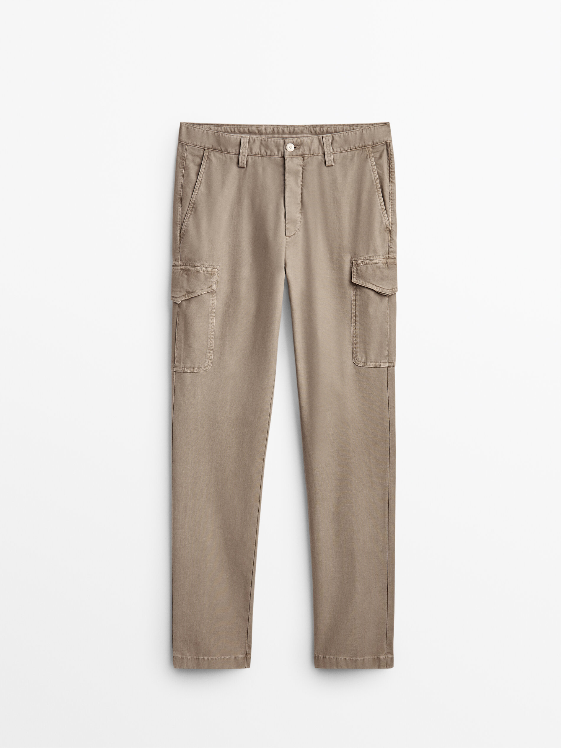 Cotton cargo trousers - Massimo Dutti 